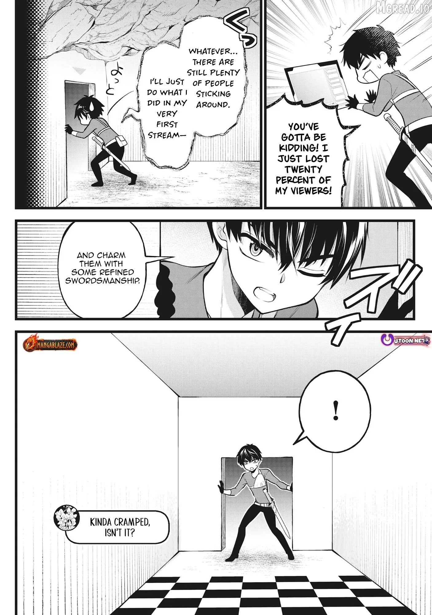 The Belly-Punching Dungeon Streamer: Why I Fight Even in a World with a 1:100 Male-to-Female Ratio Chapter 4 - page 6