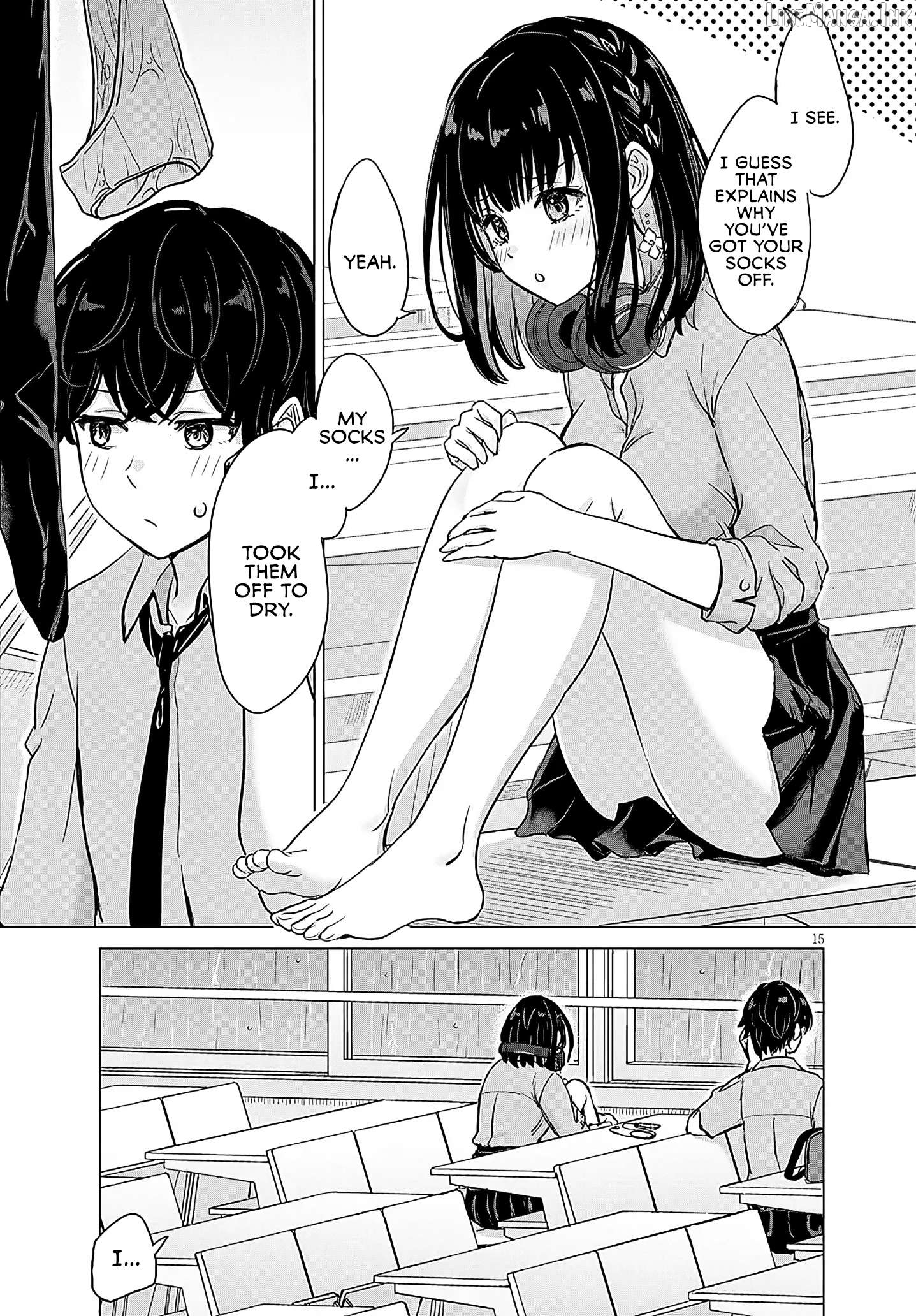 Amamori Junna wa Shitsudo ga Takai Chapter 2 - page 15