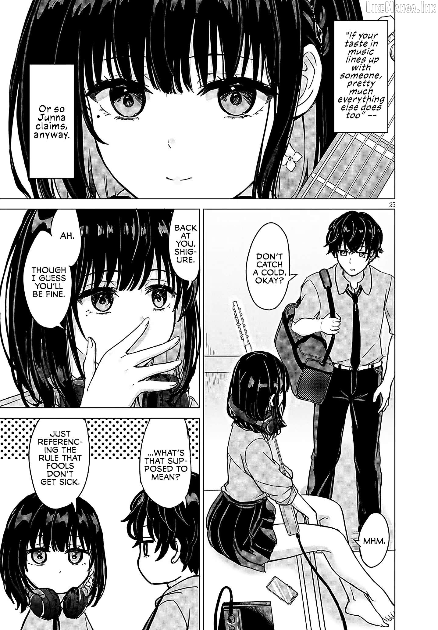 Amamori Junna wa Shitsudo ga Takai Chapter 2 - page 25