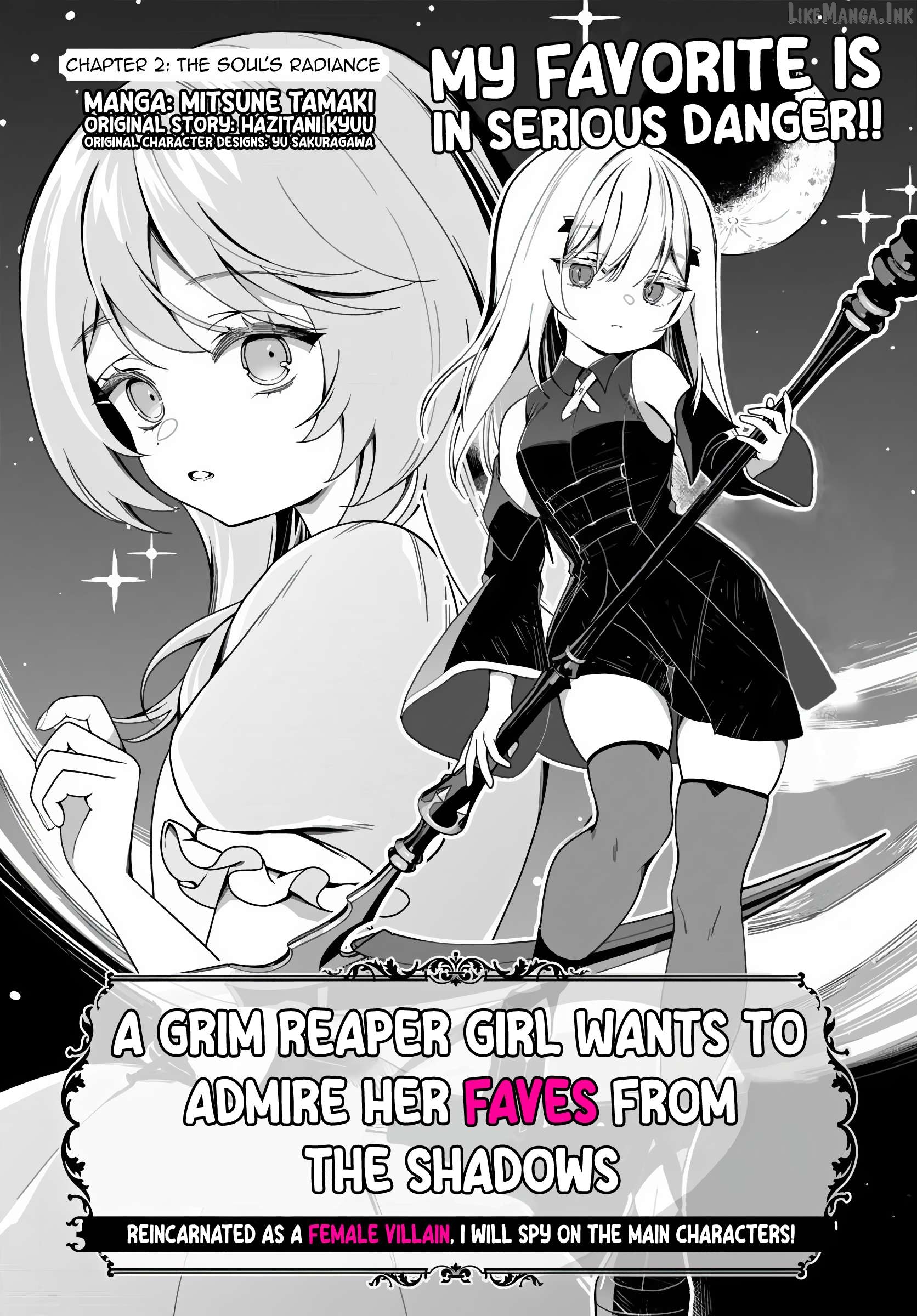Shinigami Shōjo Wa Kage Kara Oshi O Nagametai —Akuyaku Ni TS Tensei Shita Kedo, Kossori Gensaku Kyara O Kansatsu Ni Ikimasu!— Chapter 2 - page 1