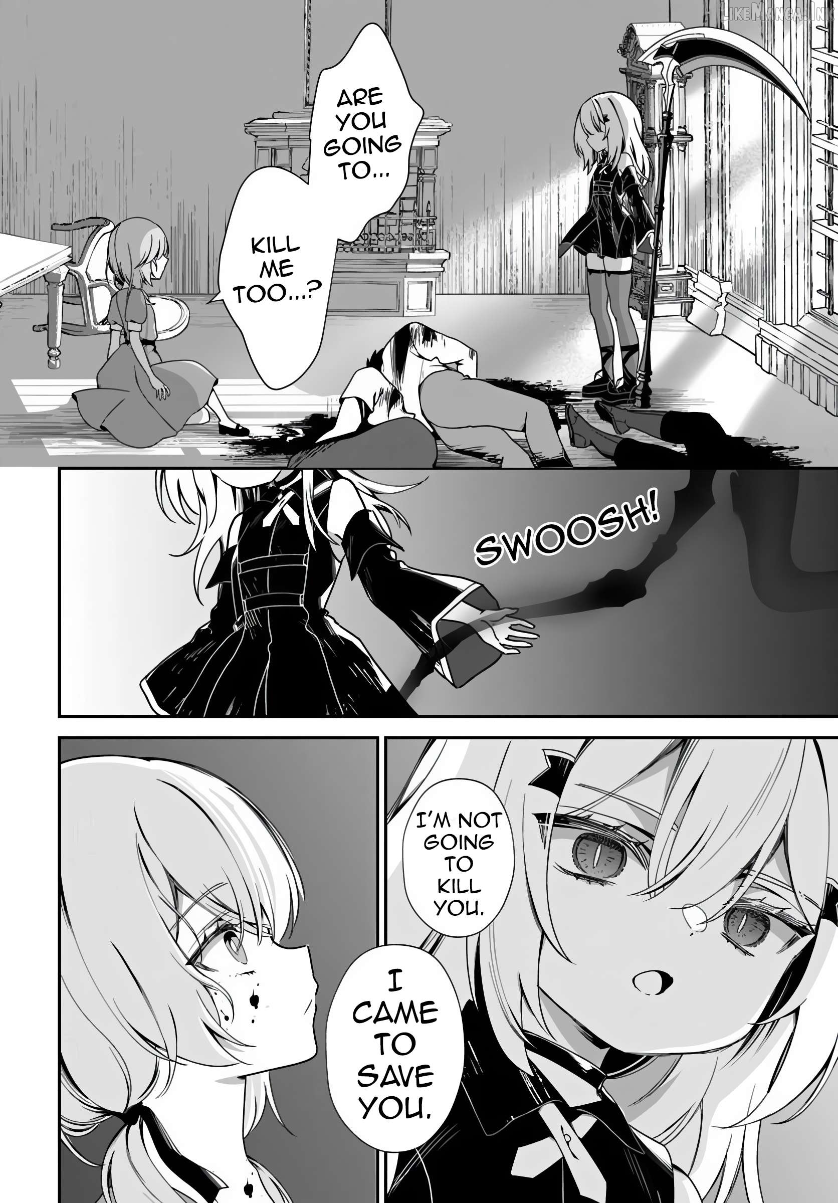 Shinigami Shōjo Wa Kage Kara Oshi O Nagametai —Akuyaku Ni TS Tensei Shita Kedo, Kossori Gensaku Kyara O Kansatsu Ni Ikimasu!— Chapter 2 - page 8