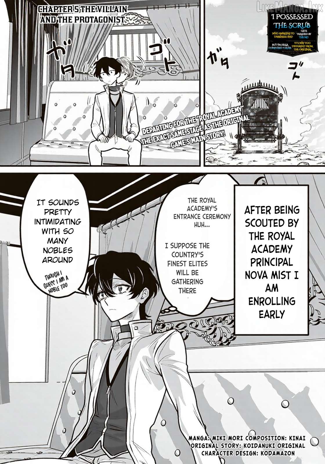 Yami Kakusei Shite Shujinkou ni Bokosareru Kamase Inu ni Hyoui Shita ga Gensaku to Chigaisugite Tomadotteru Chapter 5 - page 2