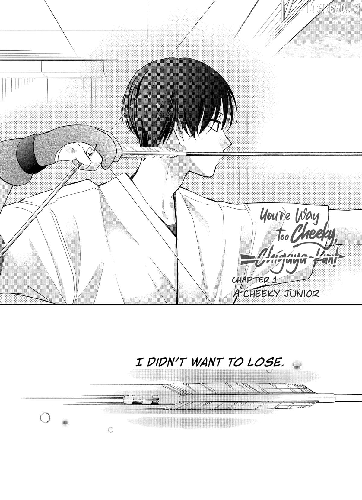 You're Way Too Cheeky, Chigaya-kun! Chapter 1 - page 3