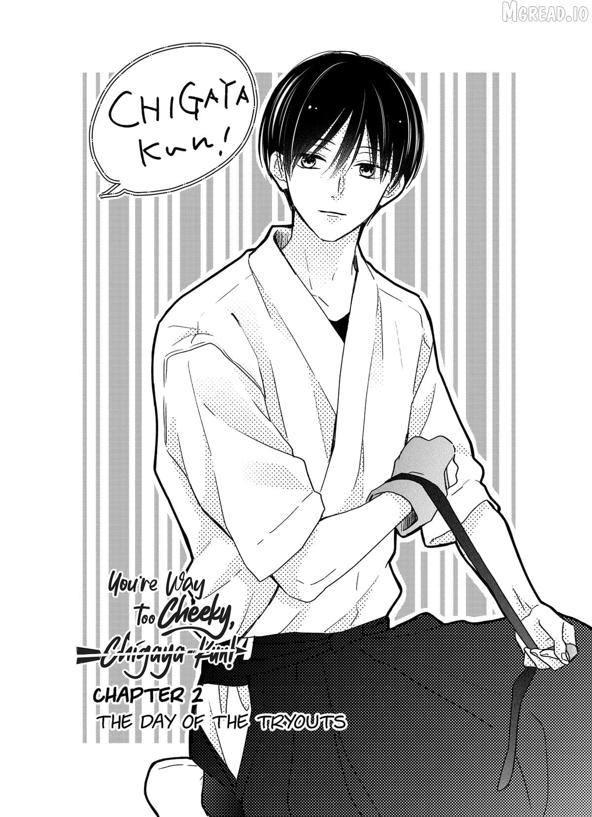 You're Way Too Cheeky, Chigaya-kun! Chapter 2 - page 1
