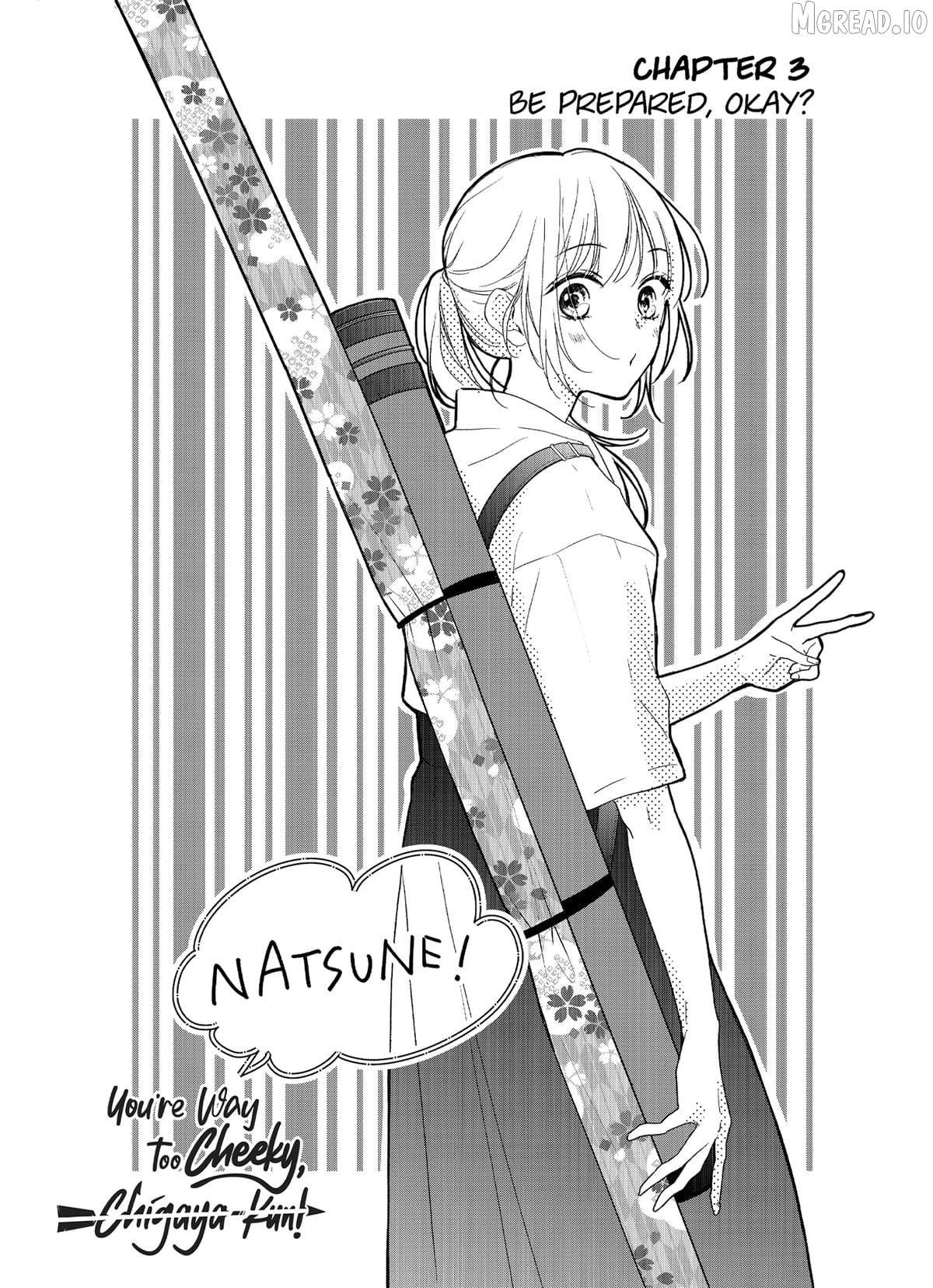 You're Way Too Cheeky, Chigaya-kun! Chapter 3 - page 2