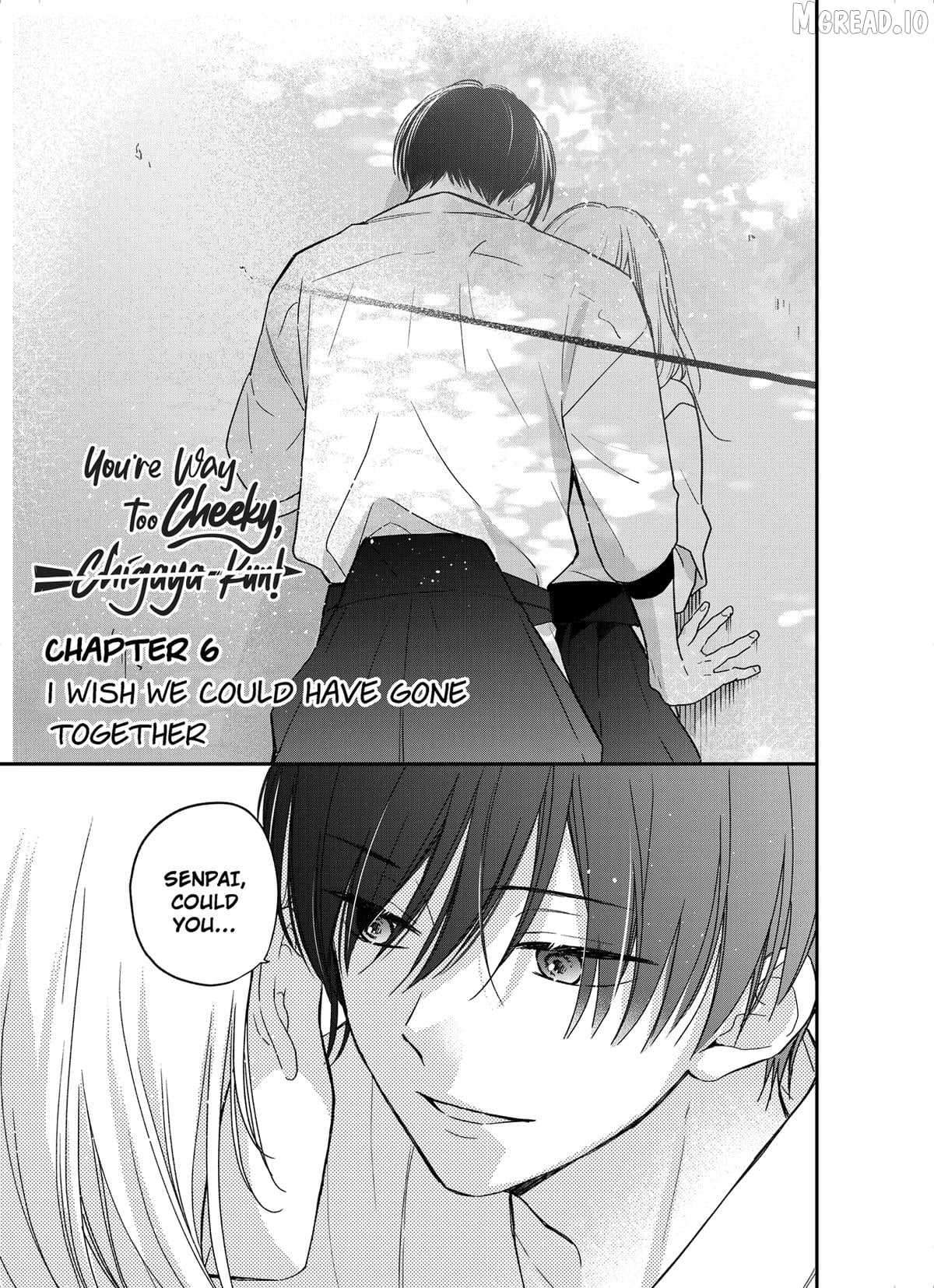 You're Way Too Cheeky, Chigaya-kun! Chapter 6 - page 1