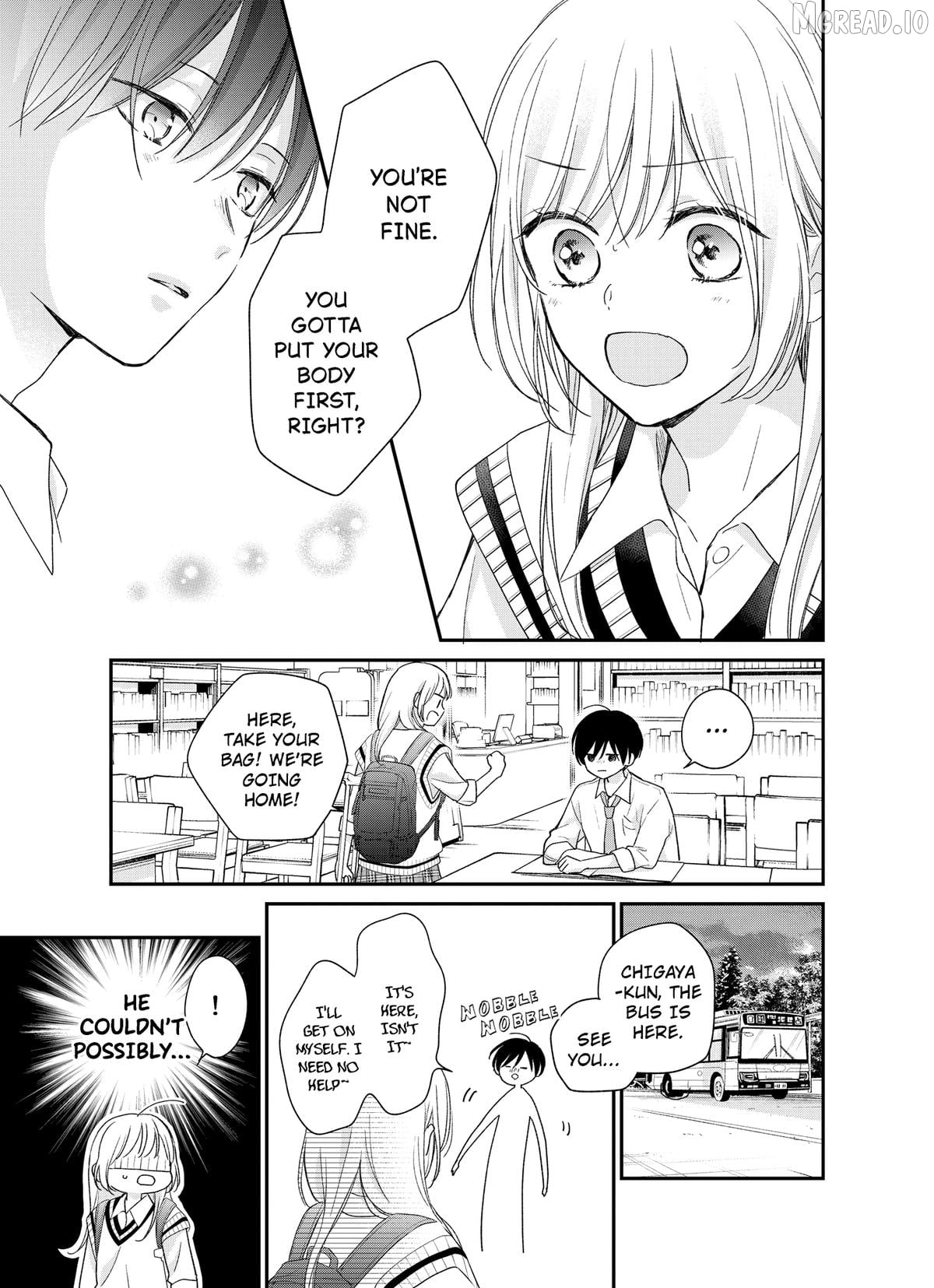 You're Way Too Cheeky, Chigaya-kun! Chapter 9 - page 7