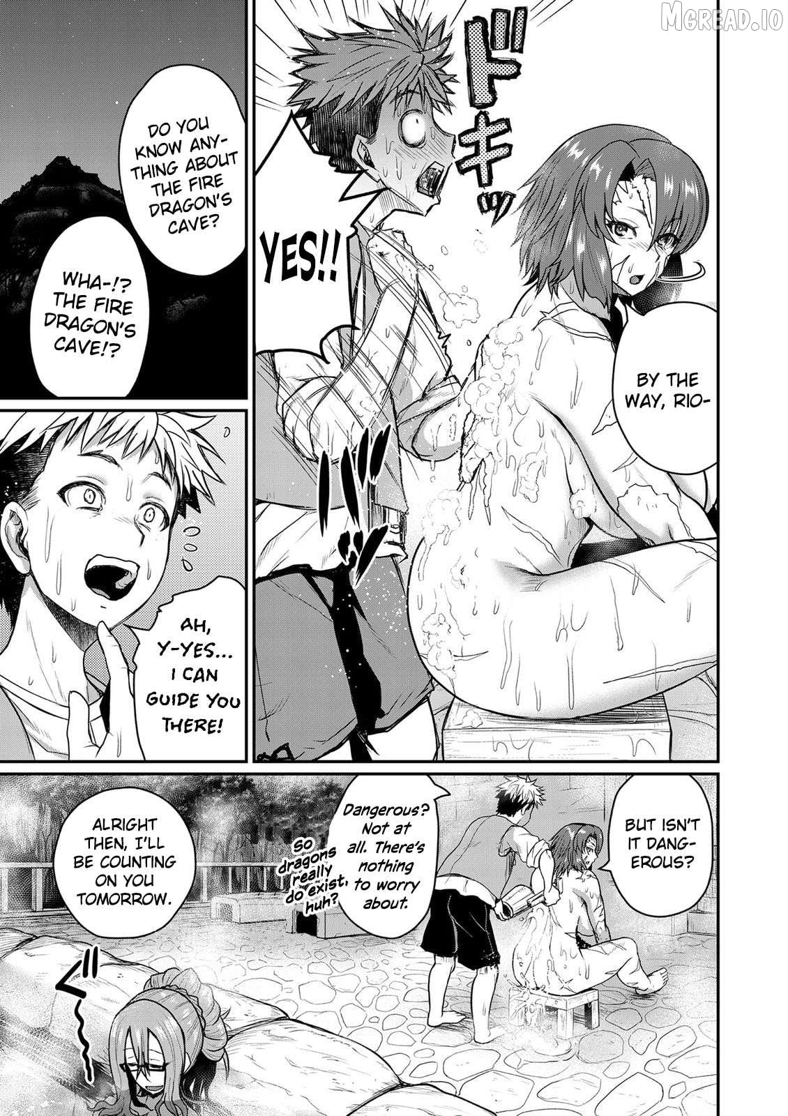 Henkyou no Ofuroya-san, Harem ni naru ~Yamaoku ni Arusabireta Onsen no Kounou ga Chiutosugite Onna Bouken-sha ni Daininkina Ken~ Chapter 1 - page 20