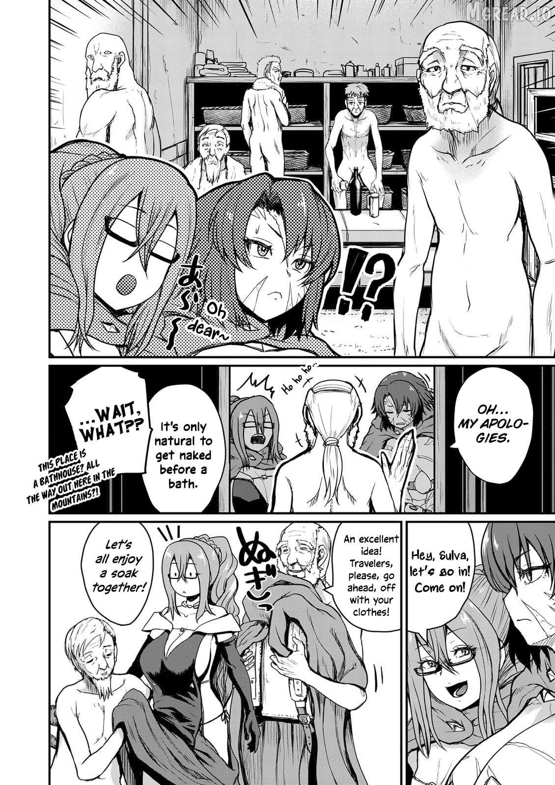 Henkyou no Ofuroya-san, Harem ni naru ~Yamaoku ni Arusabireta Onsen no Kounou ga Chiutosugite Onna Bouken-sha ni Daininkina Ken~ Chapter 1 - page 9