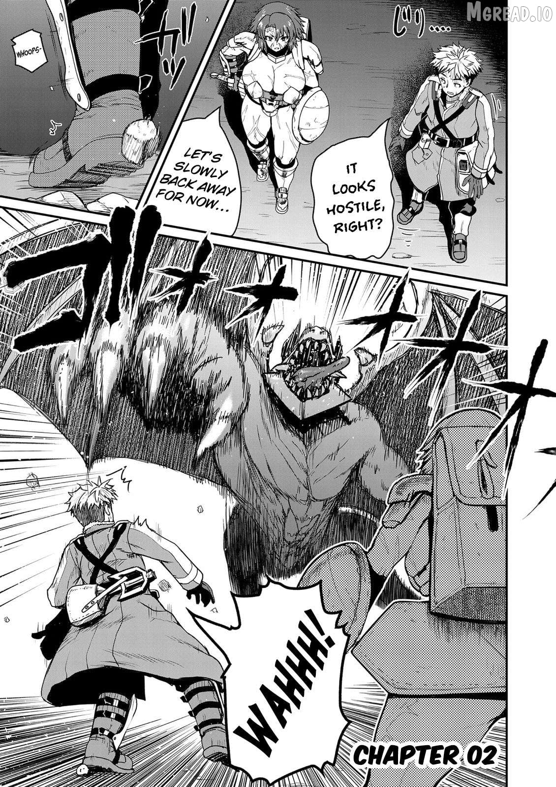 Henkyou no Ofuroya-san, Harem ni naru ~Yamaoku ni Arusabireta Onsen no Kounou ga Chiutosugite Onna Bouken-sha ni Daininkina Ken~ Chapter 2 - page 2