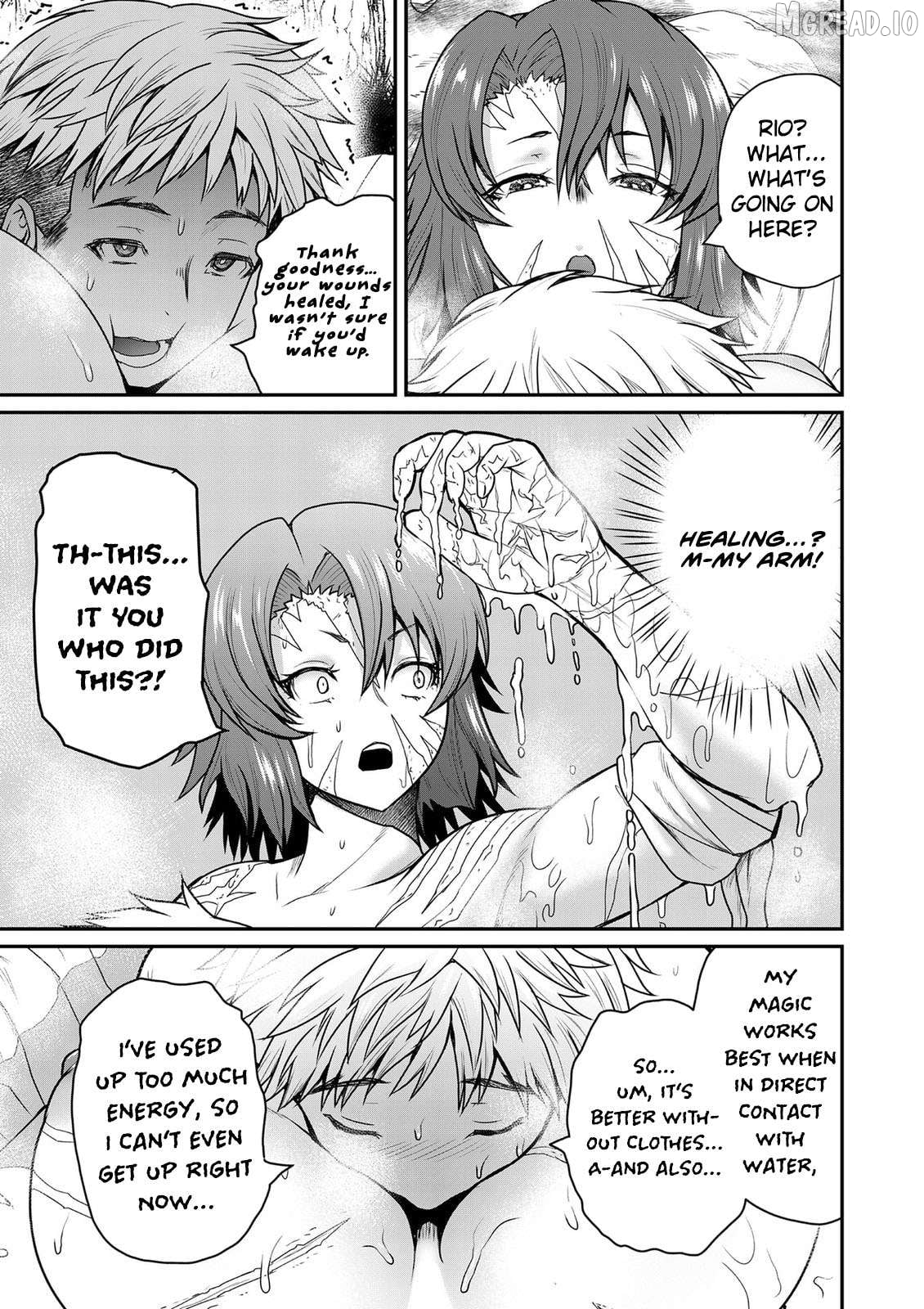 Henkyou no Ofuroya-san, Harem ni naru ~Yamaoku ni Arusabireta Onsen no Kounou ga Chiutosugite Onna Bouken-sha ni Daininkina Ken~ Chapter 2 - page 20