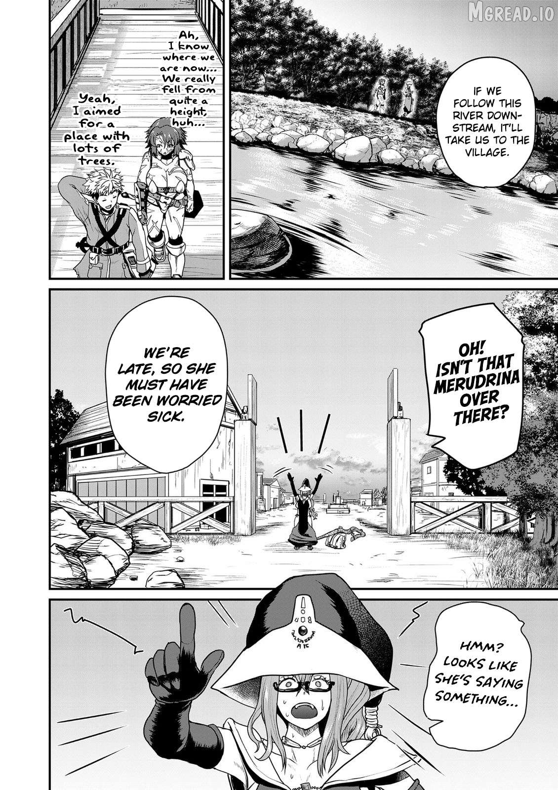 Henkyou no Ofuroya-san, Harem ni naru ~Yamaoku ni Arusabireta Onsen no Kounou ga Chiutosugite Onna Bouken-sha ni Daininkina Ken~ Chapter 2 - page 23