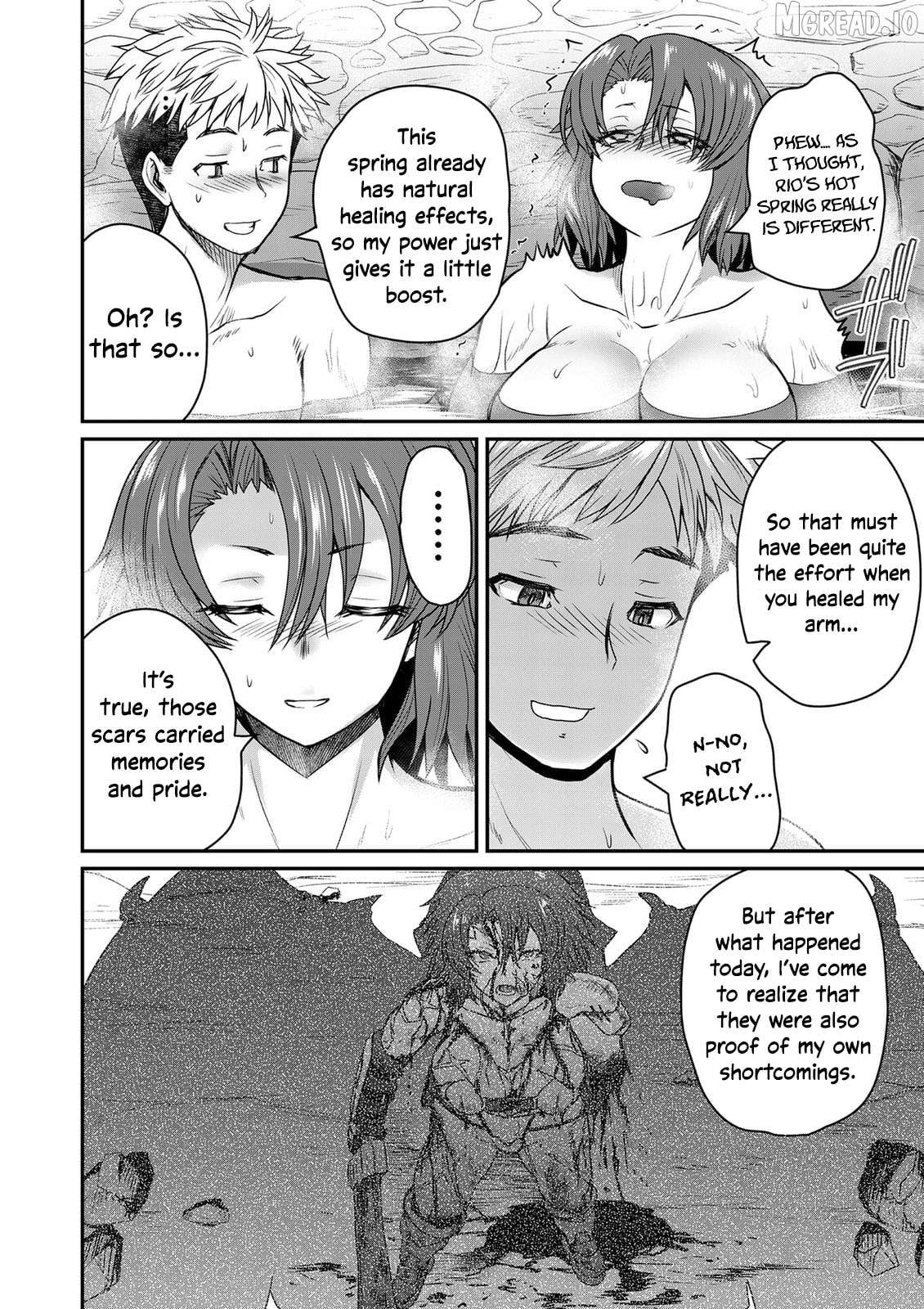 Henkyou no Ofuroya-san, Harem ni naru ~Yamaoku ni Arusabireta Onsen no Kounou ga Chiutosugite Onna Bouken-sha ni Daininkina Ken~ Chapter 3 - page 11