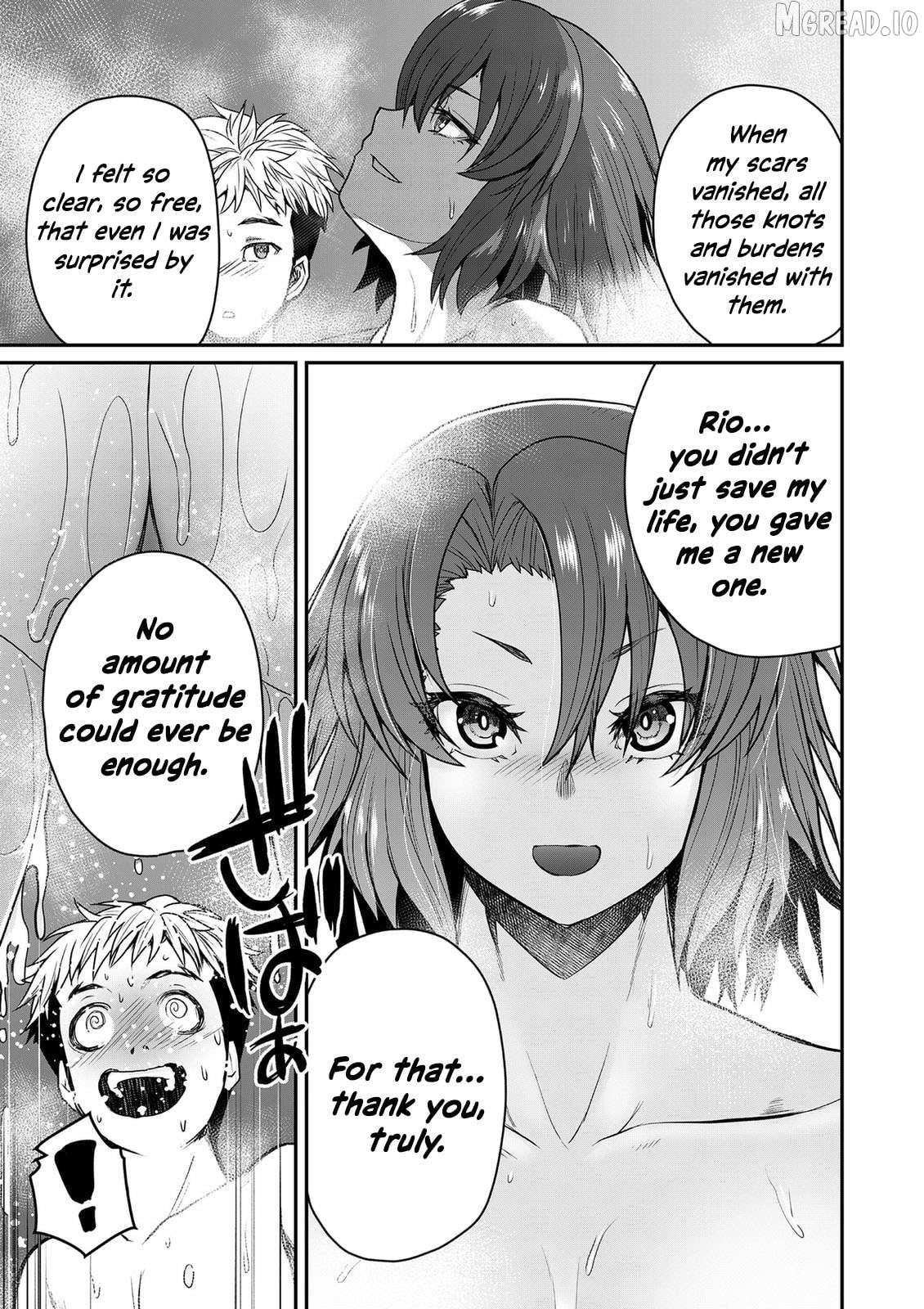 Henkyou no Ofuroya-san, Harem ni naru ~Yamaoku ni Arusabireta Onsen no Kounou ga Chiutosugite Onna Bouken-sha ni Daininkina Ken~ Chapter 3 - page 12