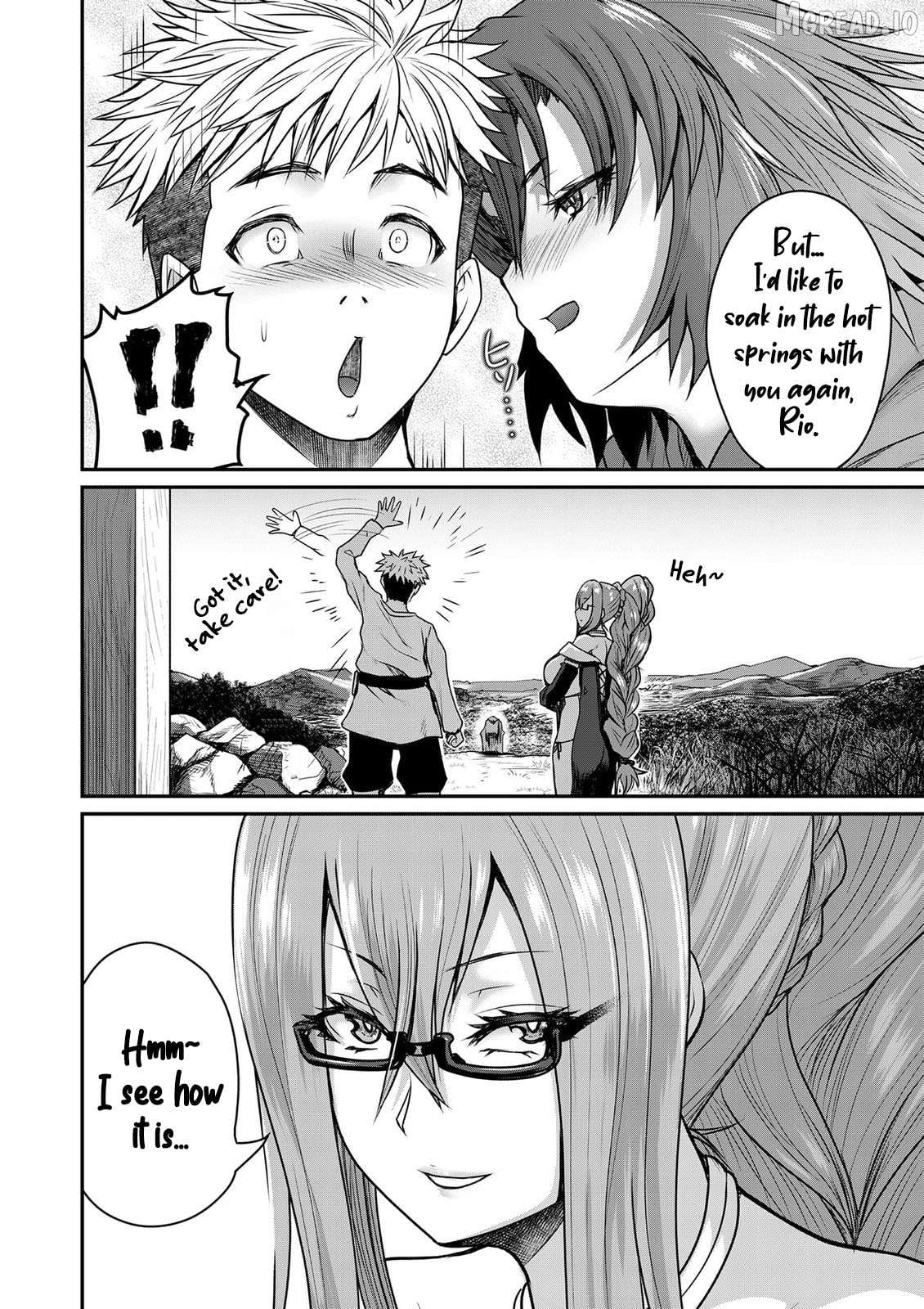 Henkyou no Ofuroya-san, Harem ni naru ~Yamaoku ni Arusabireta Onsen no Kounou ga Chiutosugite Onna Bouken-sha ni Daininkina Ken~ Chapter 3 - page 25