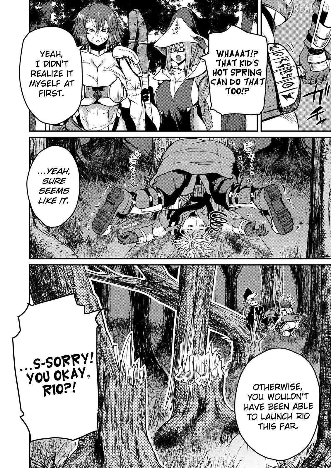 Henkyou no Ofuroya-san, Harem ni naru ~Yamaoku ni Arusabireta Onsen no Kounou ga Chiutosugite Onna Bouken-sha ni Daininkina Ken~ Chapter 3 - page 7