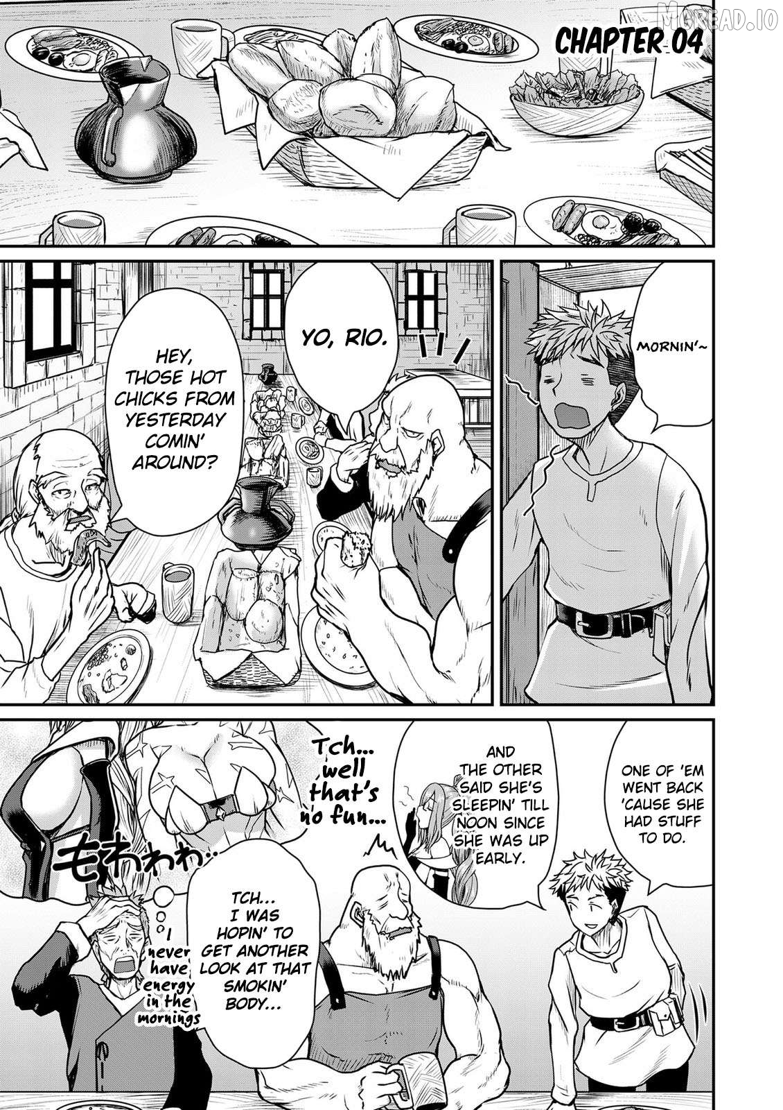 Henkyou no Ofuroya-san, Harem ni naru ~Yamaoku ni Arusabireta Onsen no Kounou ga Chiutosugite Onna Bouken-sha ni Daininkina Ken~ Chapter 4 - page 2