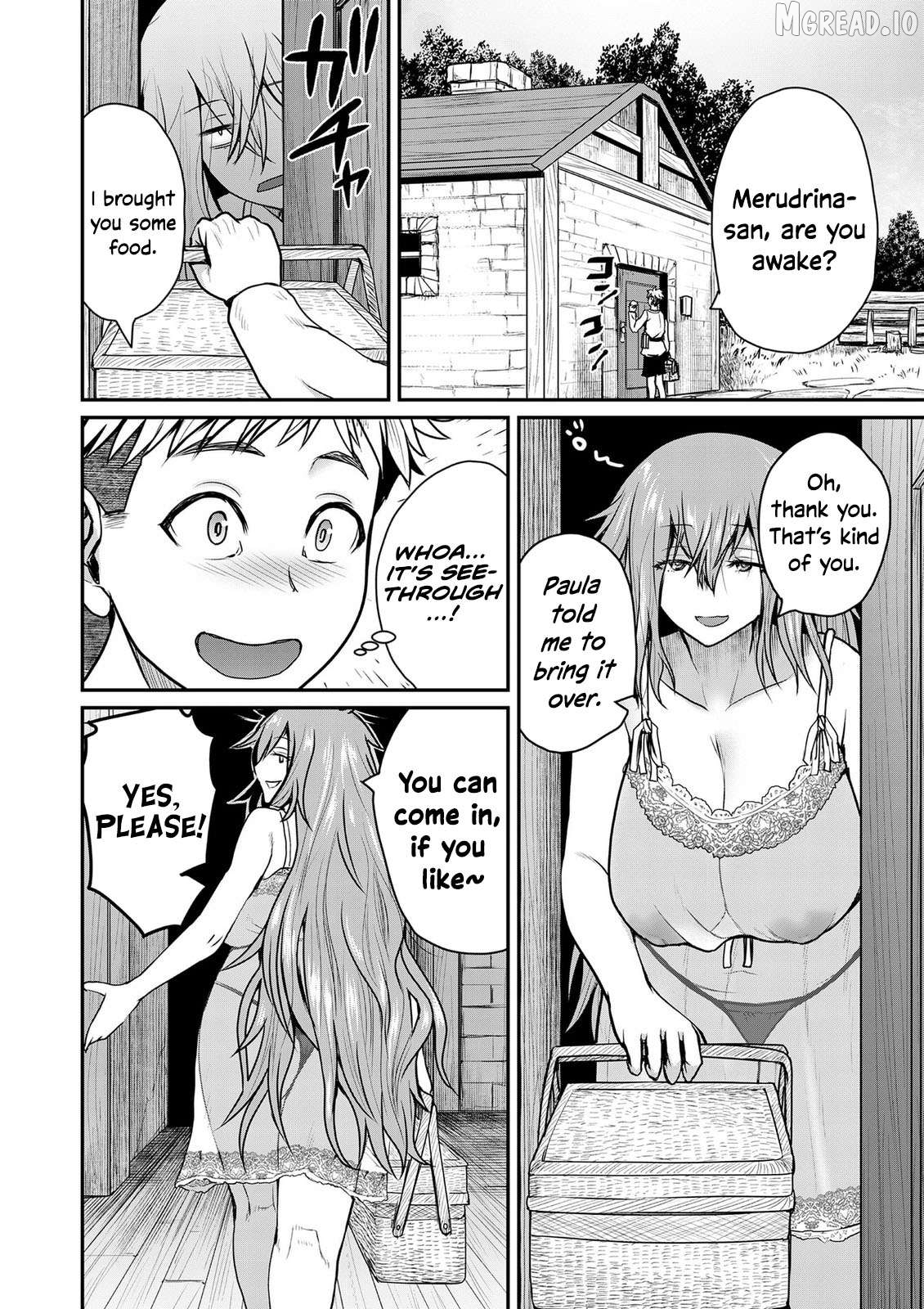 Henkyou no Ofuroya-san, Harem ni naru ~Yamaoku ni Arusabireta Onsen no Kounou ga Chiutosugite Onna Bouken-sha ni Daininkina Ken~ Chapter 4 - page 5