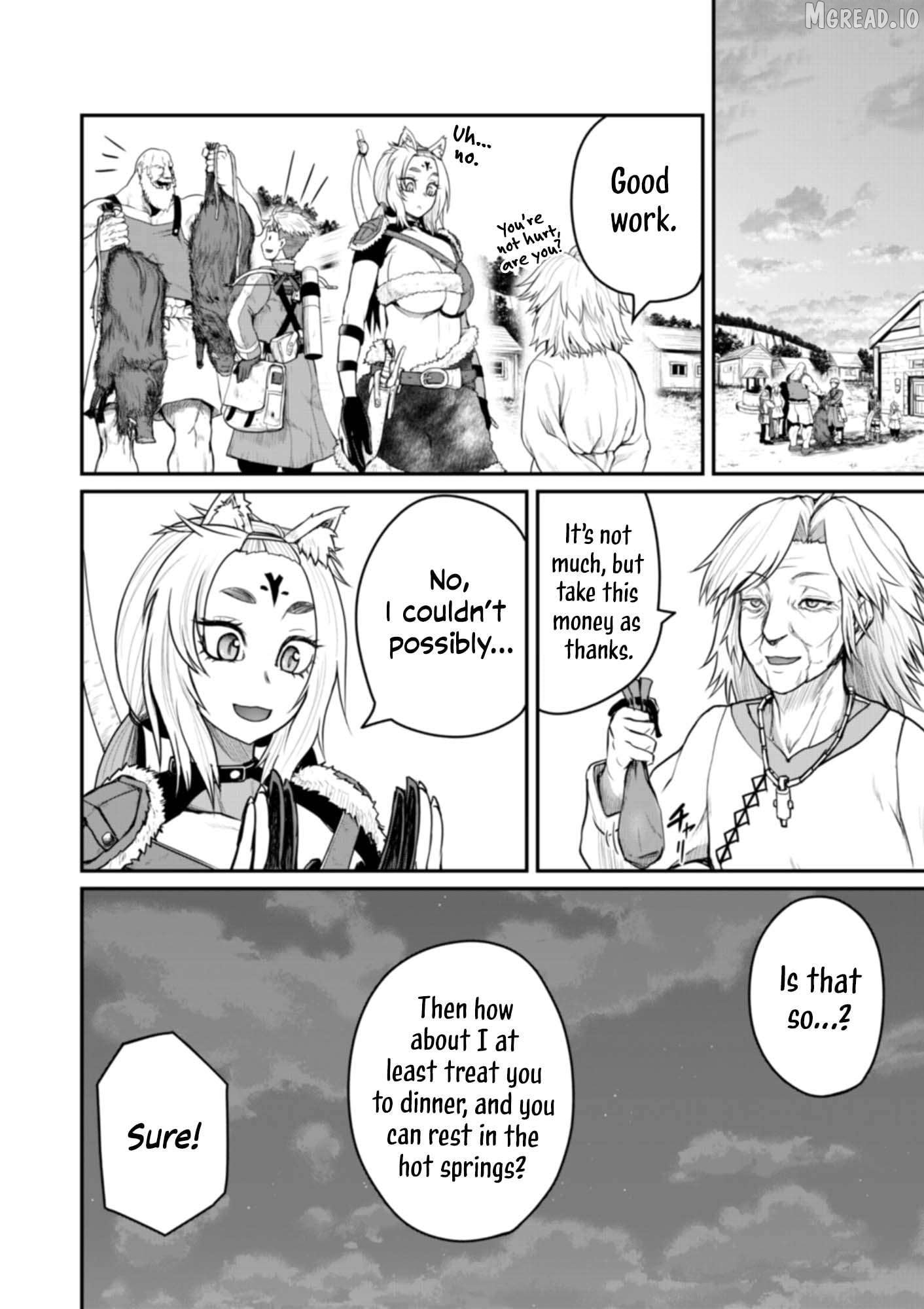 Henkyou no Ofuroya-san, Harem ni naru ~Yamaoku ni Arusabireta Onsen no Kounou ga Chiutosugite Onna Bouken-sha ni Daininkina Ken~ Chapter 7 - page 13