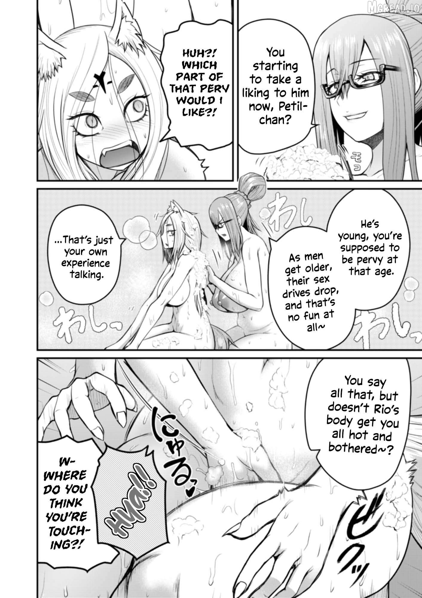 Henkyou no Ofuroya-san, Harem ni naru ~Yamaoku ni Arusabireta Onsen no Kounou ga Chiutosugite Onna Bouken-sha ni Daininkina Ken~ Chapter 7 - page 15