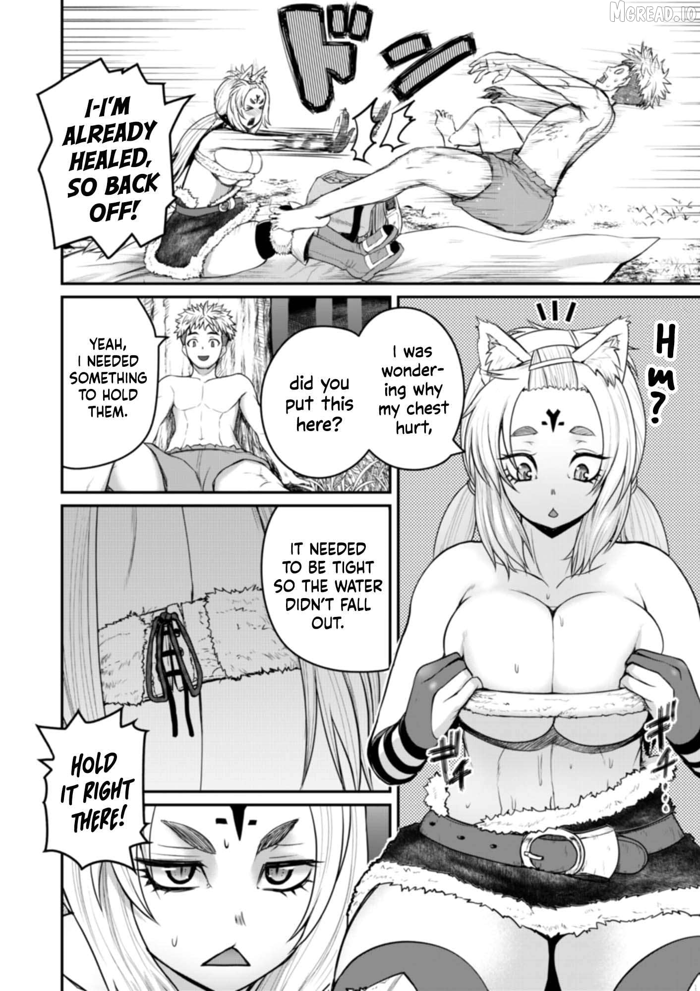 Henkyou no Ofuroya-san, Harem ni naru ~Yamaoku ni Arusabireta Onsen no Kounou ga Chiutosugite Onna Bouken-sha ni Daininkina Ken~ Chapter 7 - page 9