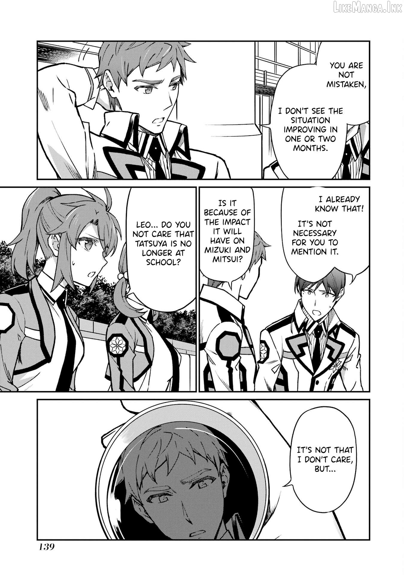Mahouka Koukou no Rettousei - Koritsu-hen Chapter 7 - page 8