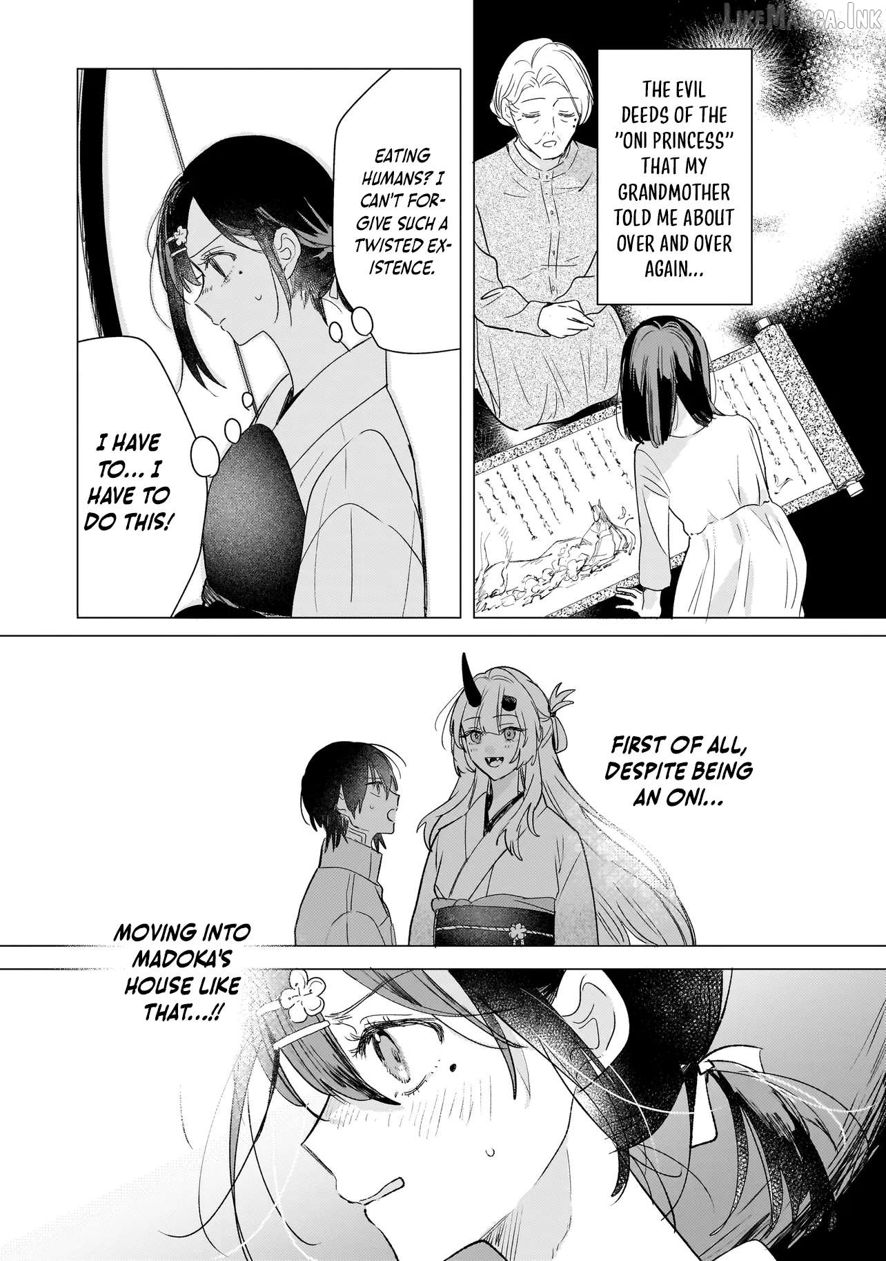 Onihime wa Uchi no Naka Chapter 2.2 - page 3