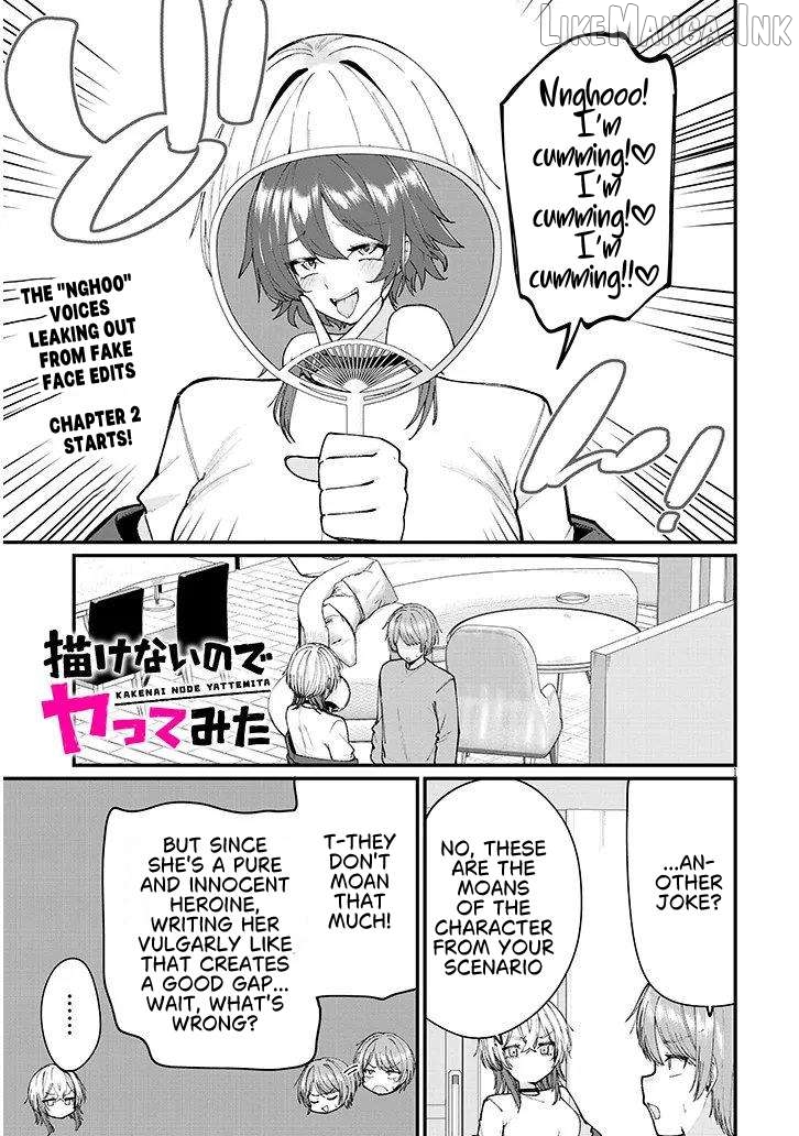 I Couldn't Draw It, So I Tried Doing It Chapter 2 - page 1