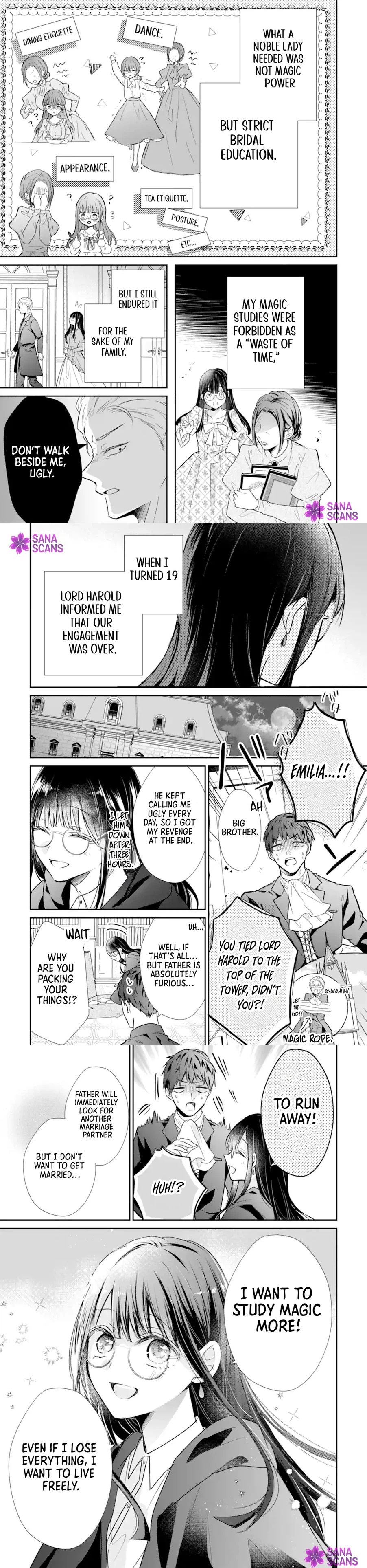 The Strongest Magic Teacher Emilia Crane Lives Freely After Her Broken Engagement. Chapter 1 - page 3