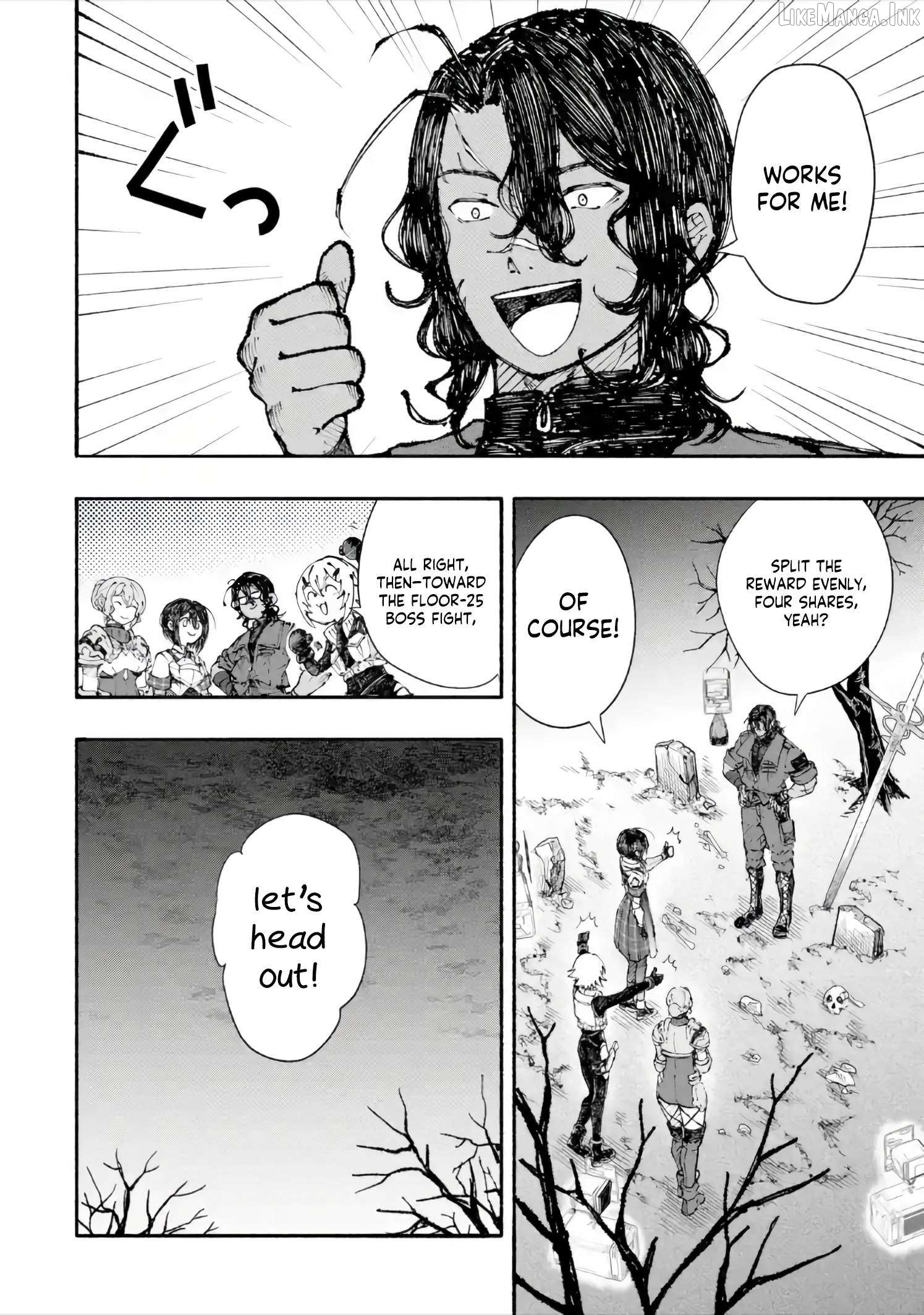 Dungeon ni Tojikomerarete 25-nen. Kyuushutsu sareta Toki ni wa Rippa na Fushinsha ni Natteita Chapter 6.2 - page 9