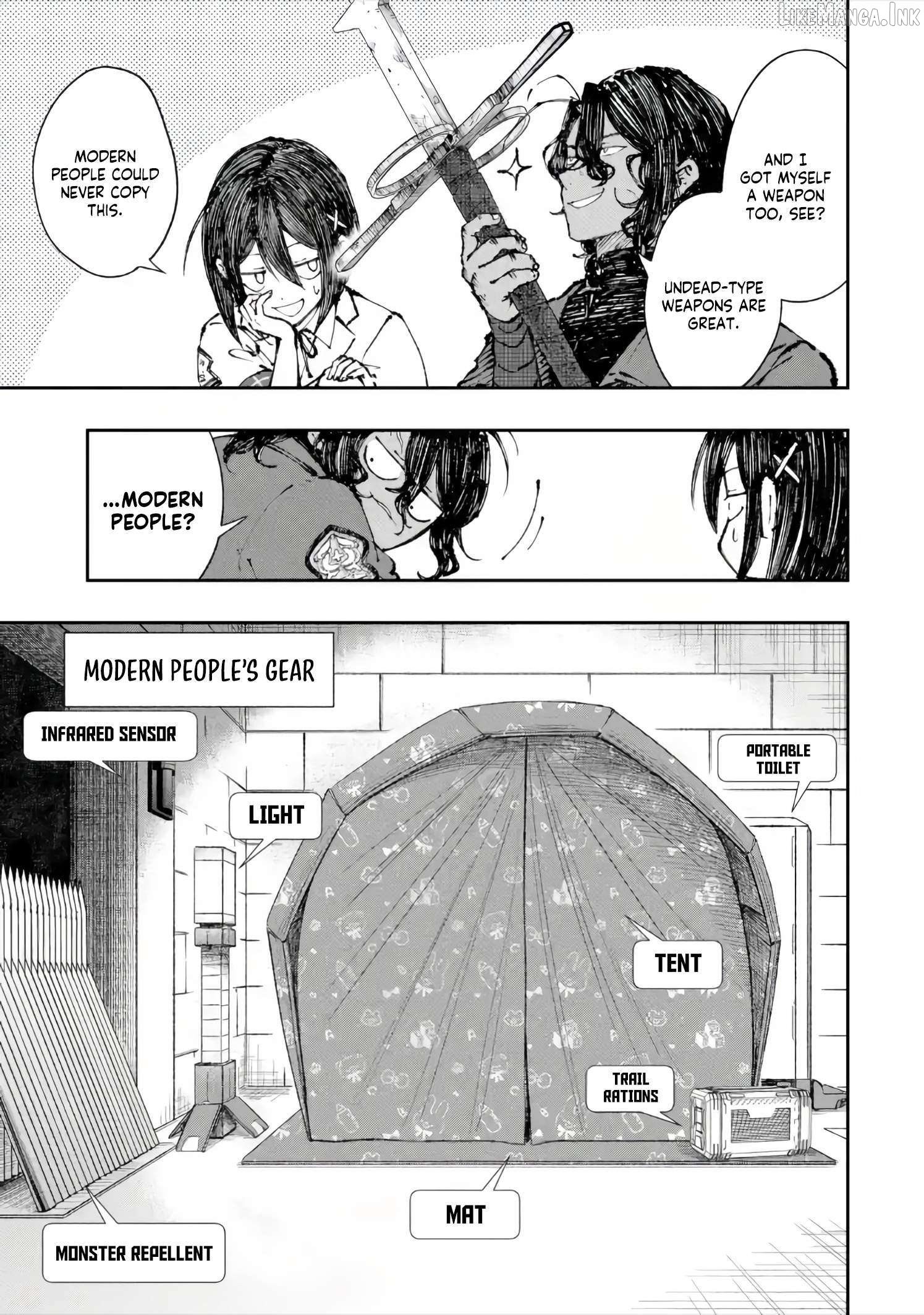 Dungeon ni Tojikomerarete 25-nen. Kyuushutsu sareta Toki ni wa Rippa na Fushinsha ni Natteita Chapter 6.3 - page 3