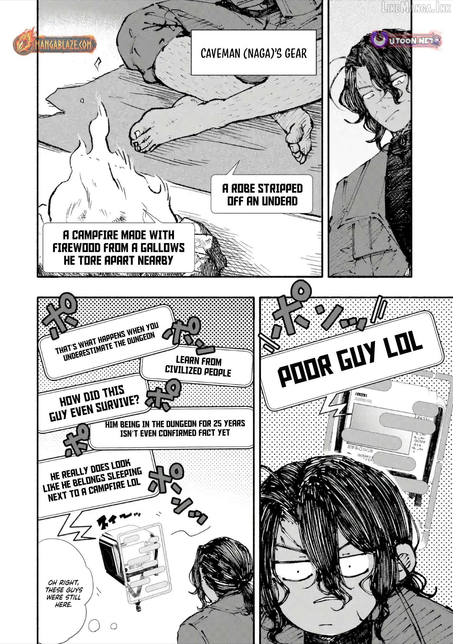Dungeon ni Tojikomerarete 25-nen. Kyuushutsu sareta Toki ni wa Rippa na Fushinsha ni Natteita Chapter 6.3 - page 4