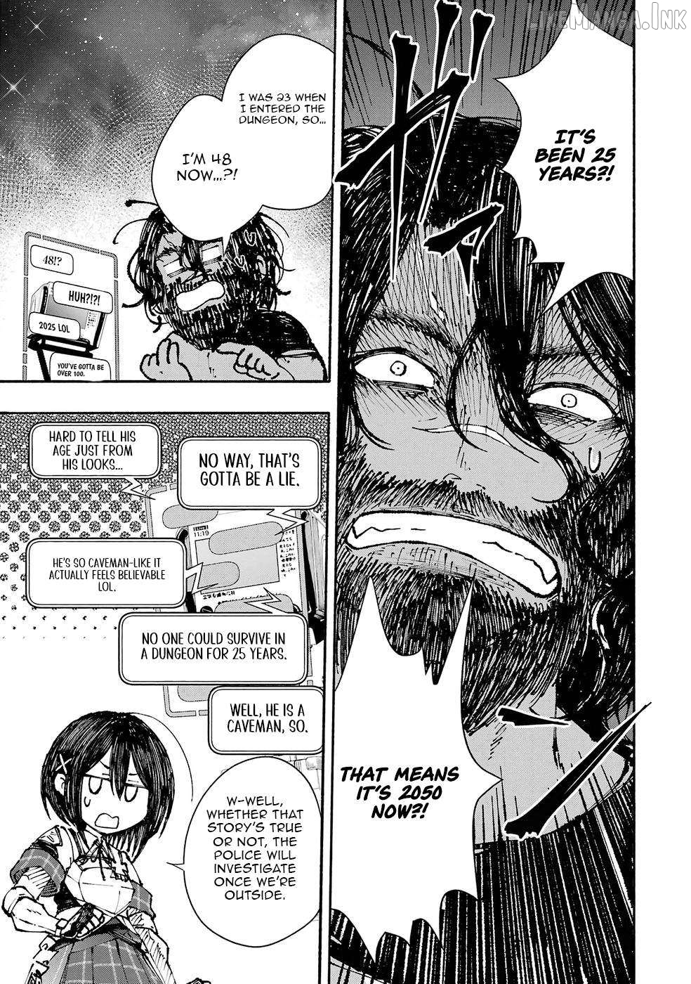 Dungeon ni Tojikomerarete 25-nen. Kyuushutsu sareta Toki ni wa Rippa na Fushinsha ni Natteita Chapter 2 - page 14