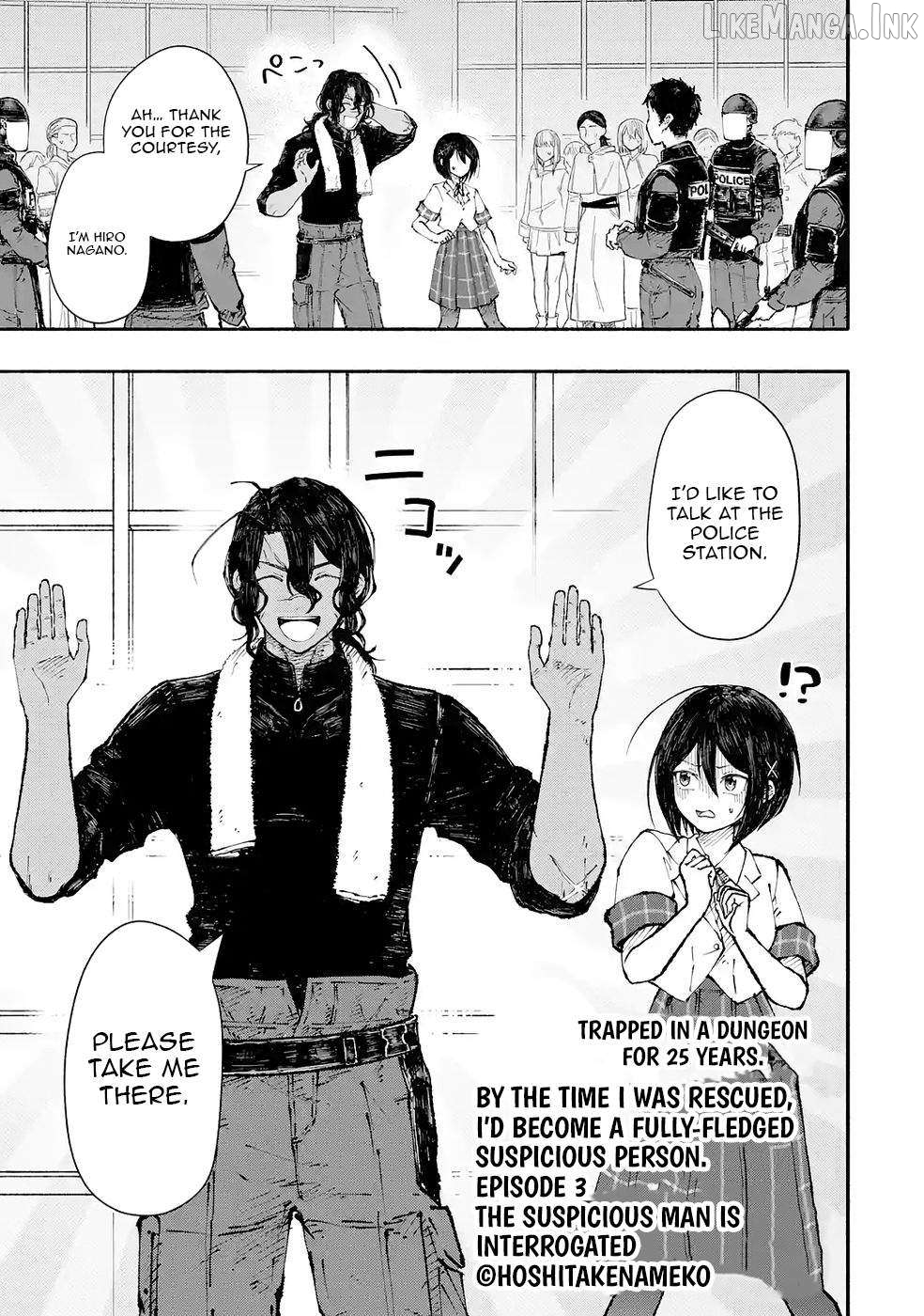 Dungeon ni Tojikomerarete 25-nen. Kyuushutsu sareta Toki ni wa Rippa na Fushinsha ni Natteita Chapter 3 - page 2