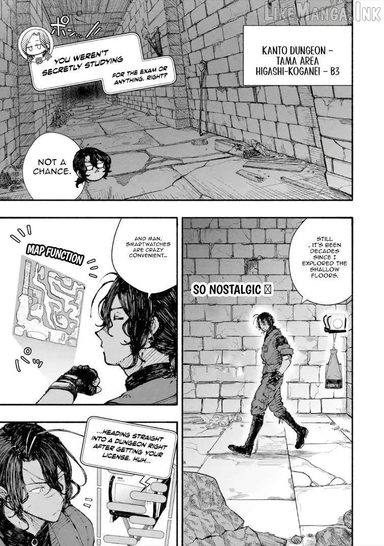 Dungeon ni Tojikomerarete 25-nen. Kyuushutsu sareta Toki ni wa Rippa na Fushinsha ni Natteita Chapter 4.1 - page 8
