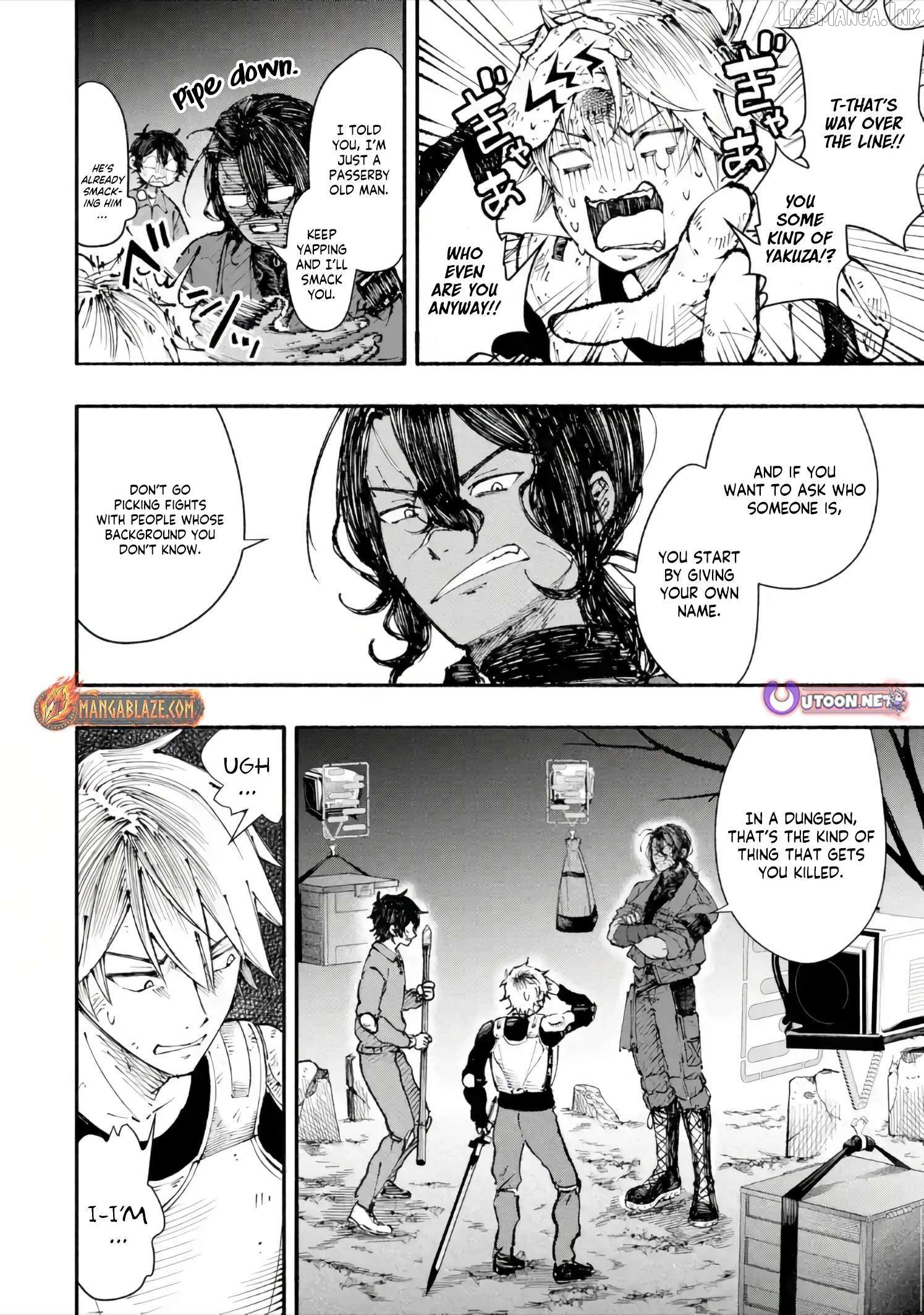 Dungeon ni Tojikomerarete 25-nen. Kyuushutsu sareta Toki ni wa Rippa na Fushinsha ni Natteita Chapter 5.2 - page 4