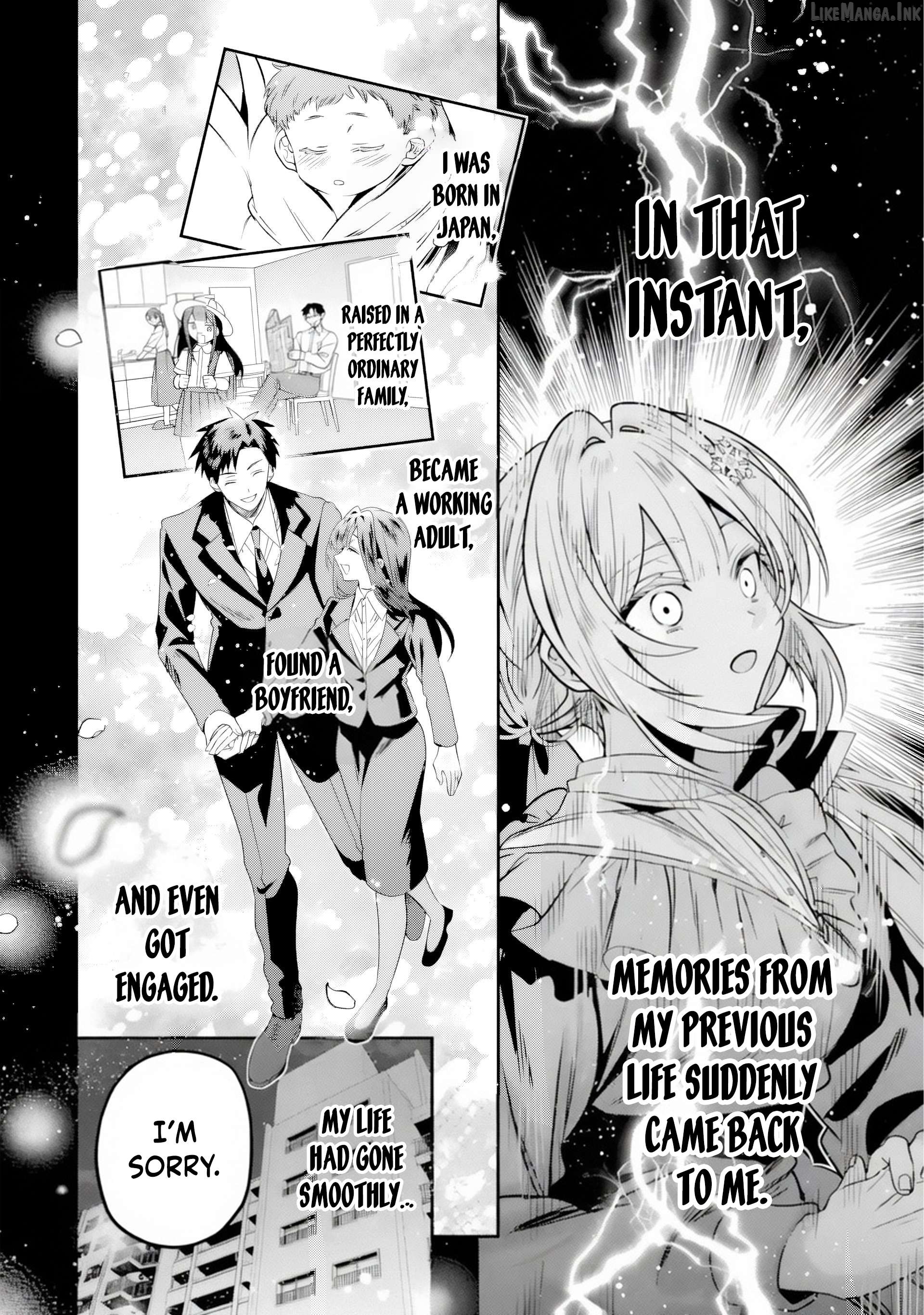 Konyakusha o Sutetara, Tanoshii Mahou Gakkou no Seikatsu ga Matte Imashita! Chapter 1.1 - page 7