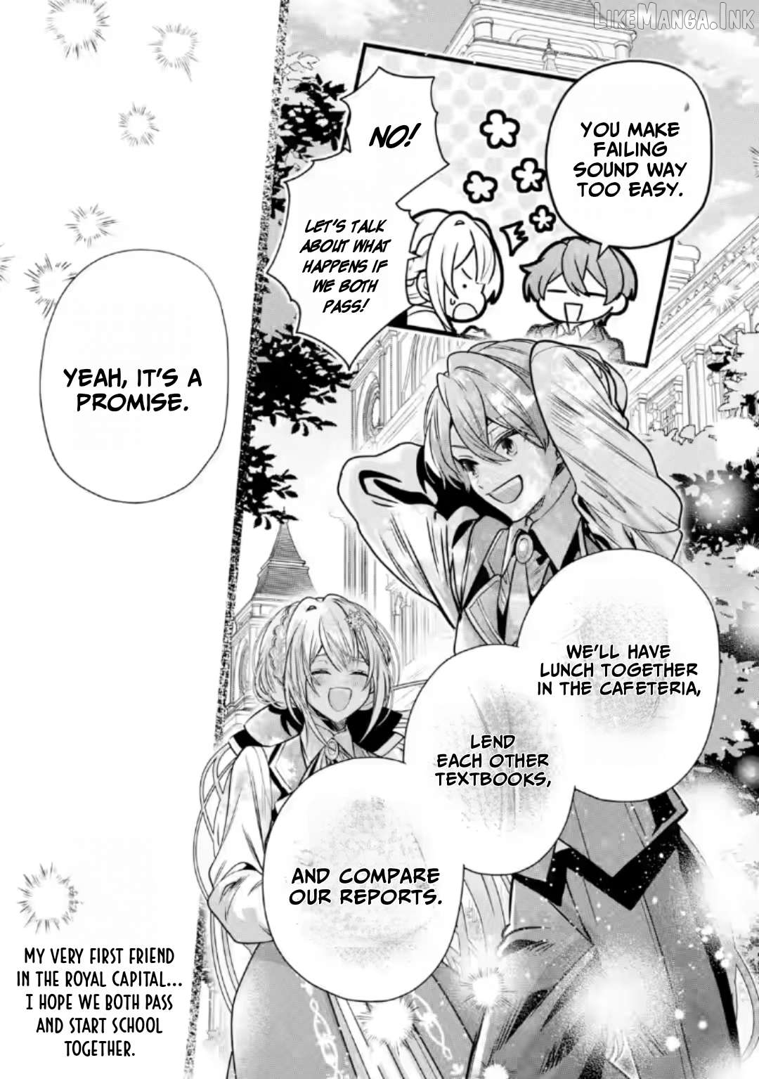 Konyakusha o Sutetara, Tanoshii Mahou Gakkou no Seikatsu ga Matte Imashita! Chapter 2.3 - page 3