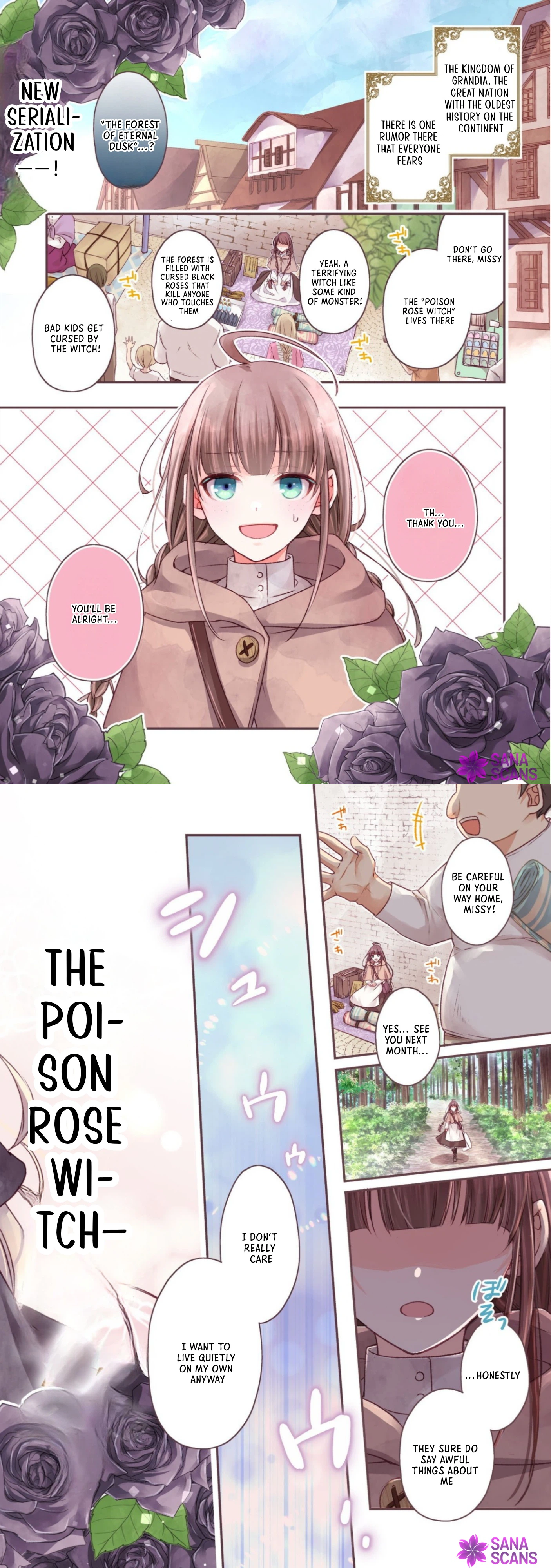 The Poison Rose Witch Wants a Quiet Life Chapter 1 - page 1