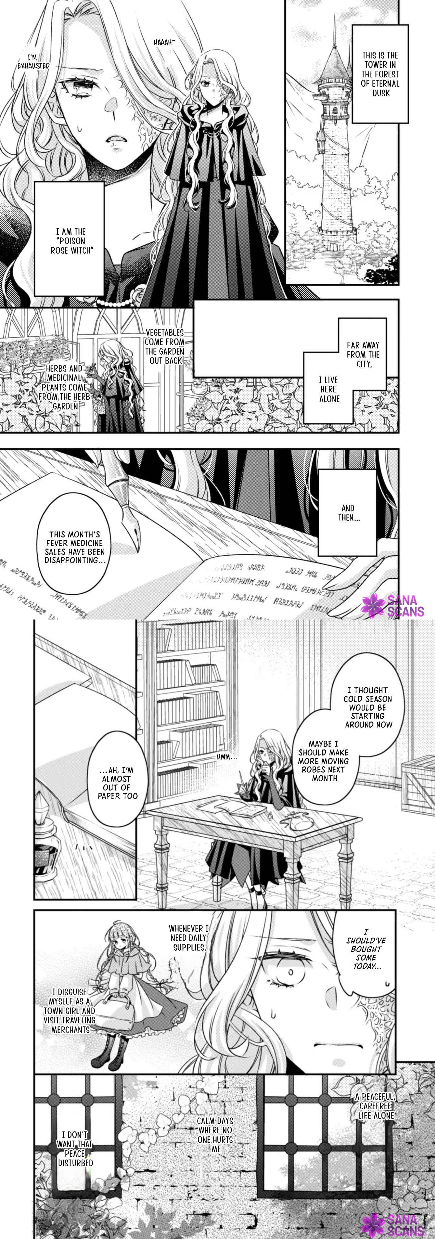 The Poison Rose Witch Wants a Quiet Life Chapter 1 - page 2