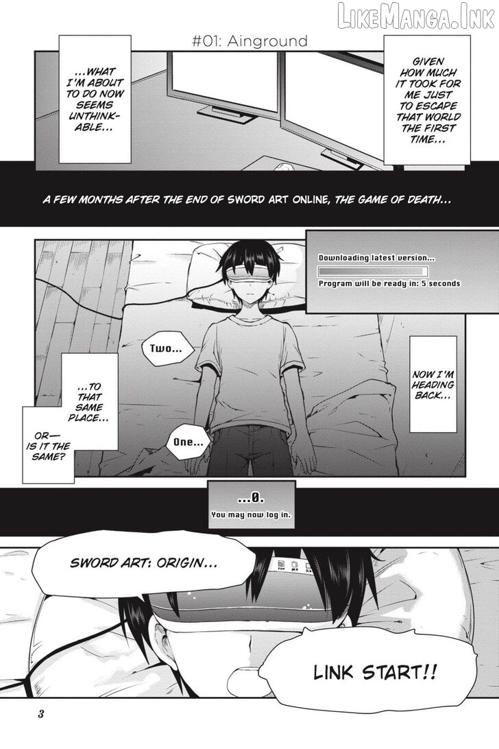 Sword Art Online: Hollow Realization Chapter 1 - page 4