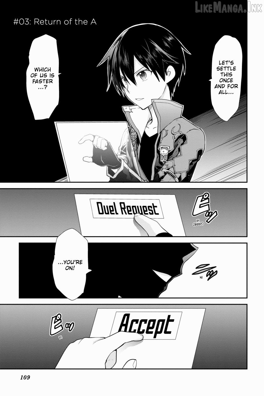 Sword Art Online: Hollow Realization Chapter 3 - page 1