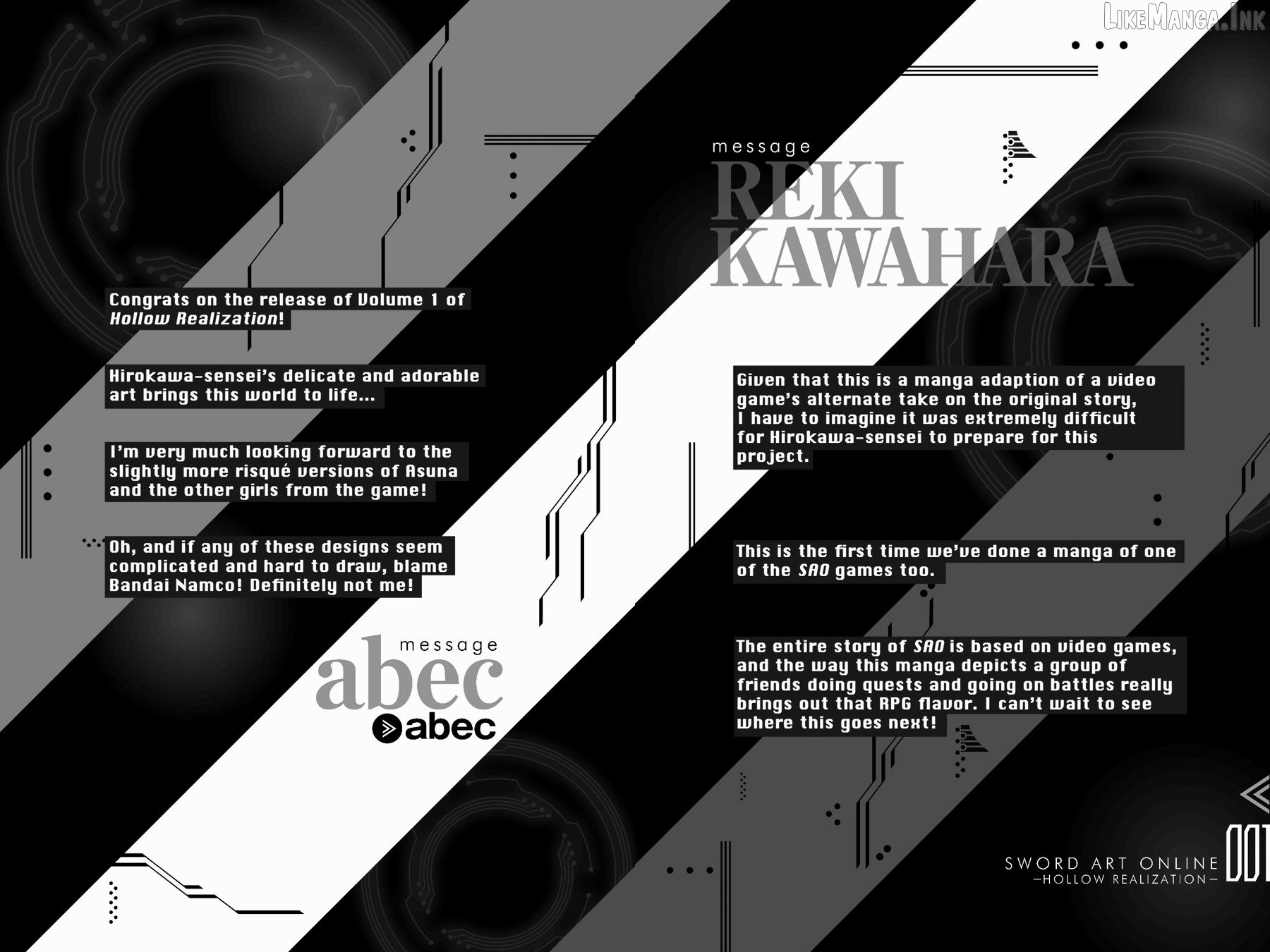 Sword Art Online: Hollow Realization Chapter 3 - page 52
