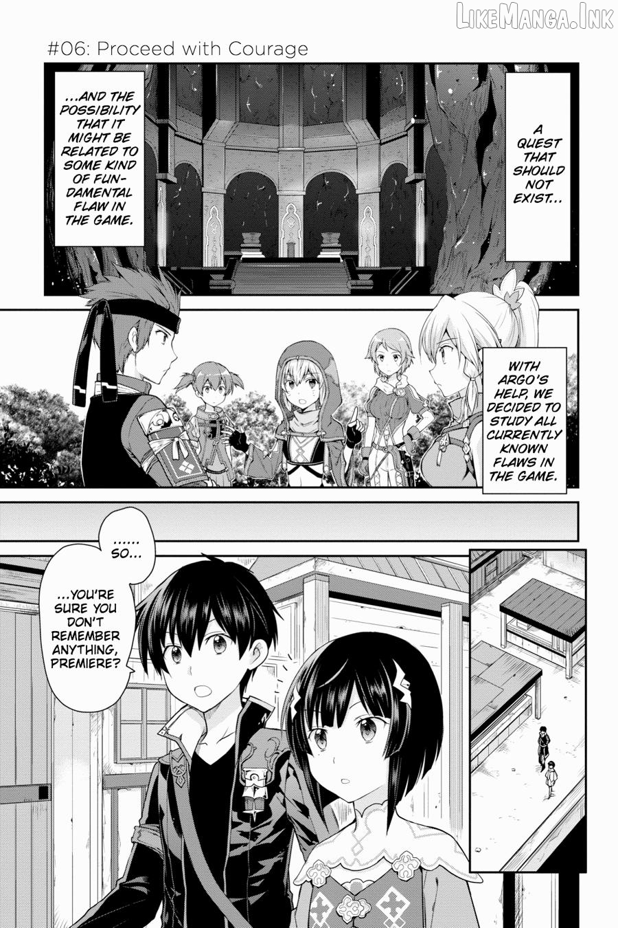 Sword Art Online: Hollow Realization Chapter 6 - page 1