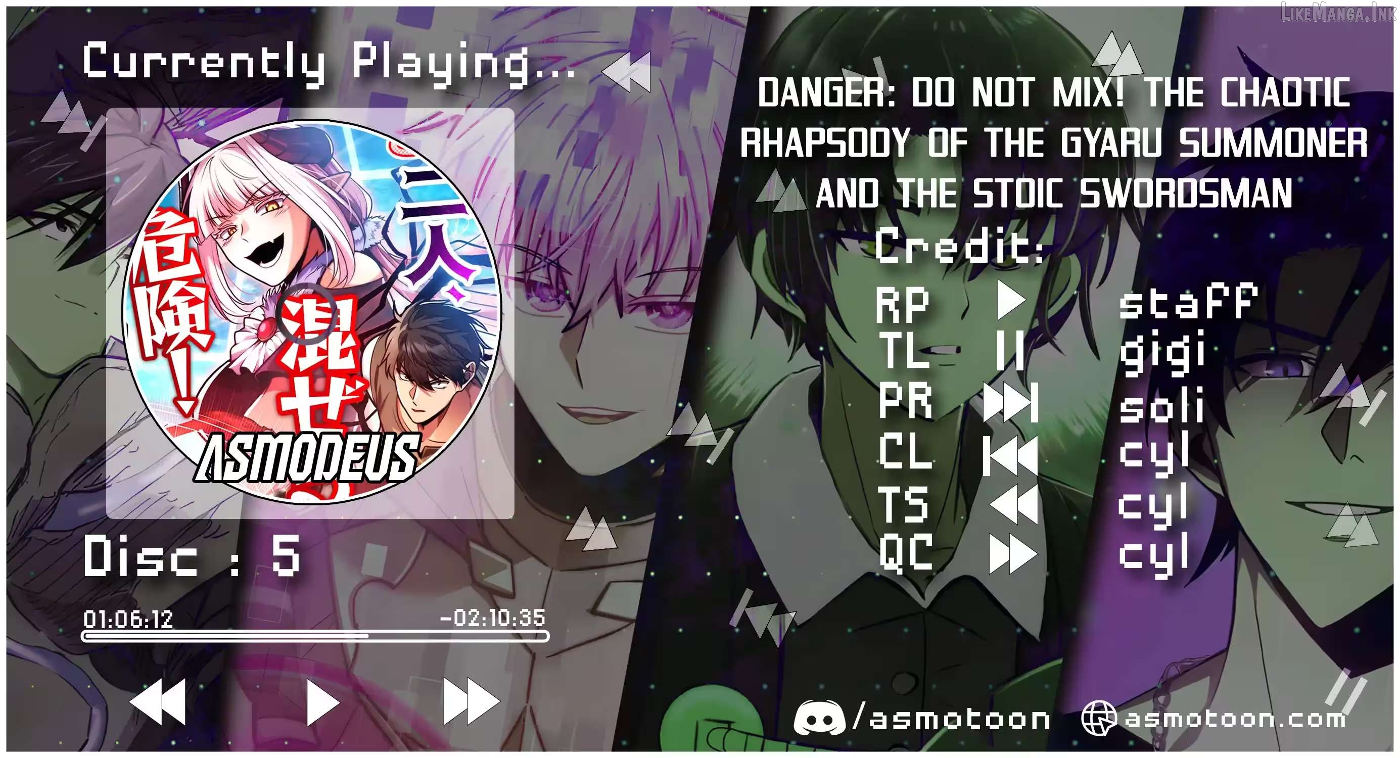 Danger: Do Not Mix! The Chaotic Rhapsody of the Gyaru Summoner and the Stoic Swordsman Chapter 5 - page 1