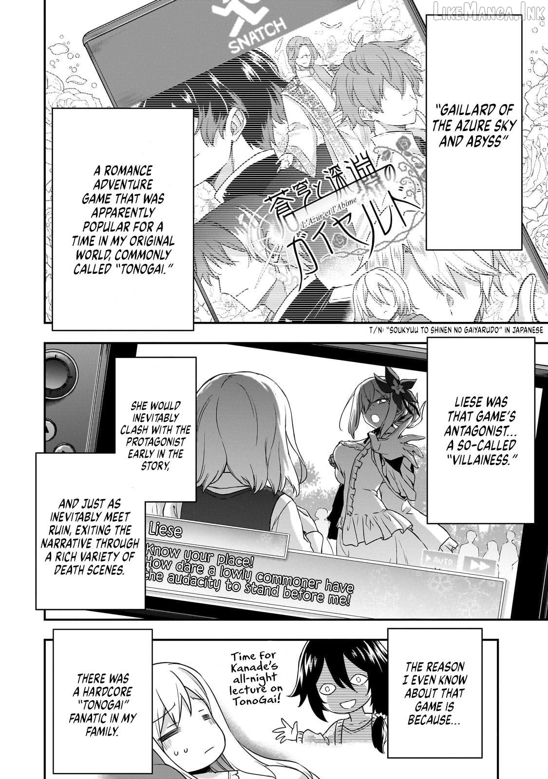 Hissatsu Reijou Liese ~Tensei Shita Saikyou no Koroshiya wa, Yami wo Matou Akuyaku Reijou to Naru~ Chapter 1 - page 21