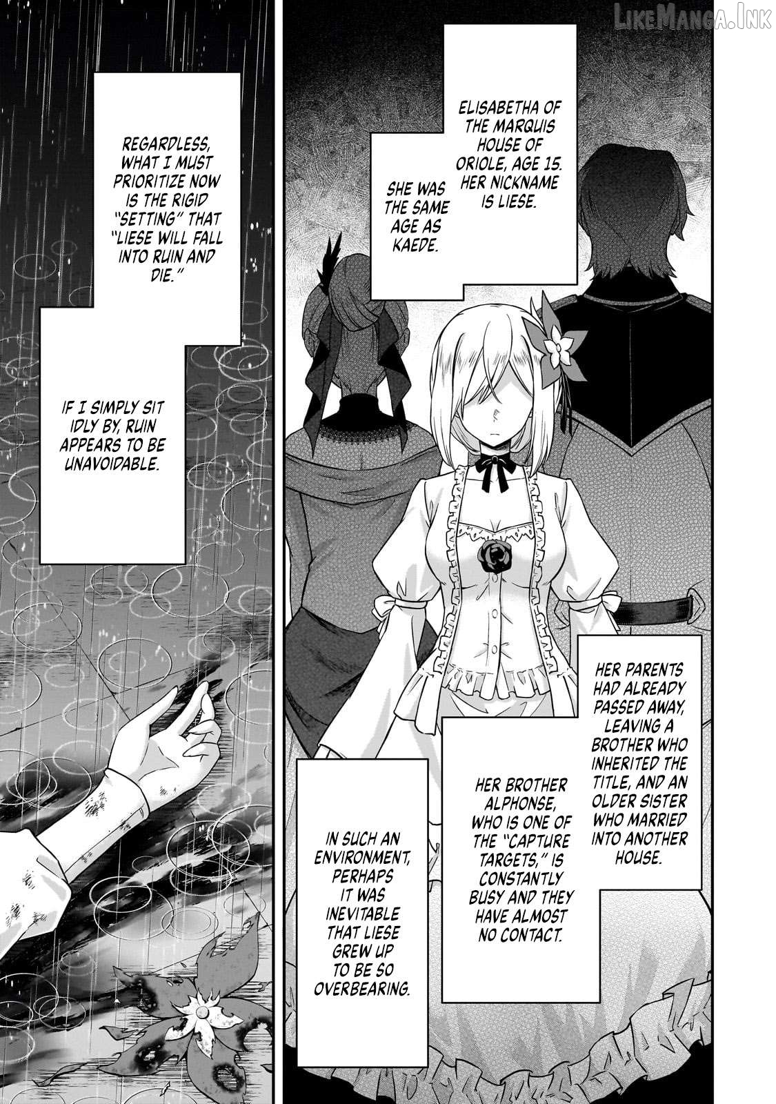 Hissatsu Reijou Liese ~Tensei Shita Saikyou no Koroshiya wa, Yami wo Matou Akuyaku Reijou to Naru~ Chapter 1 - page 22