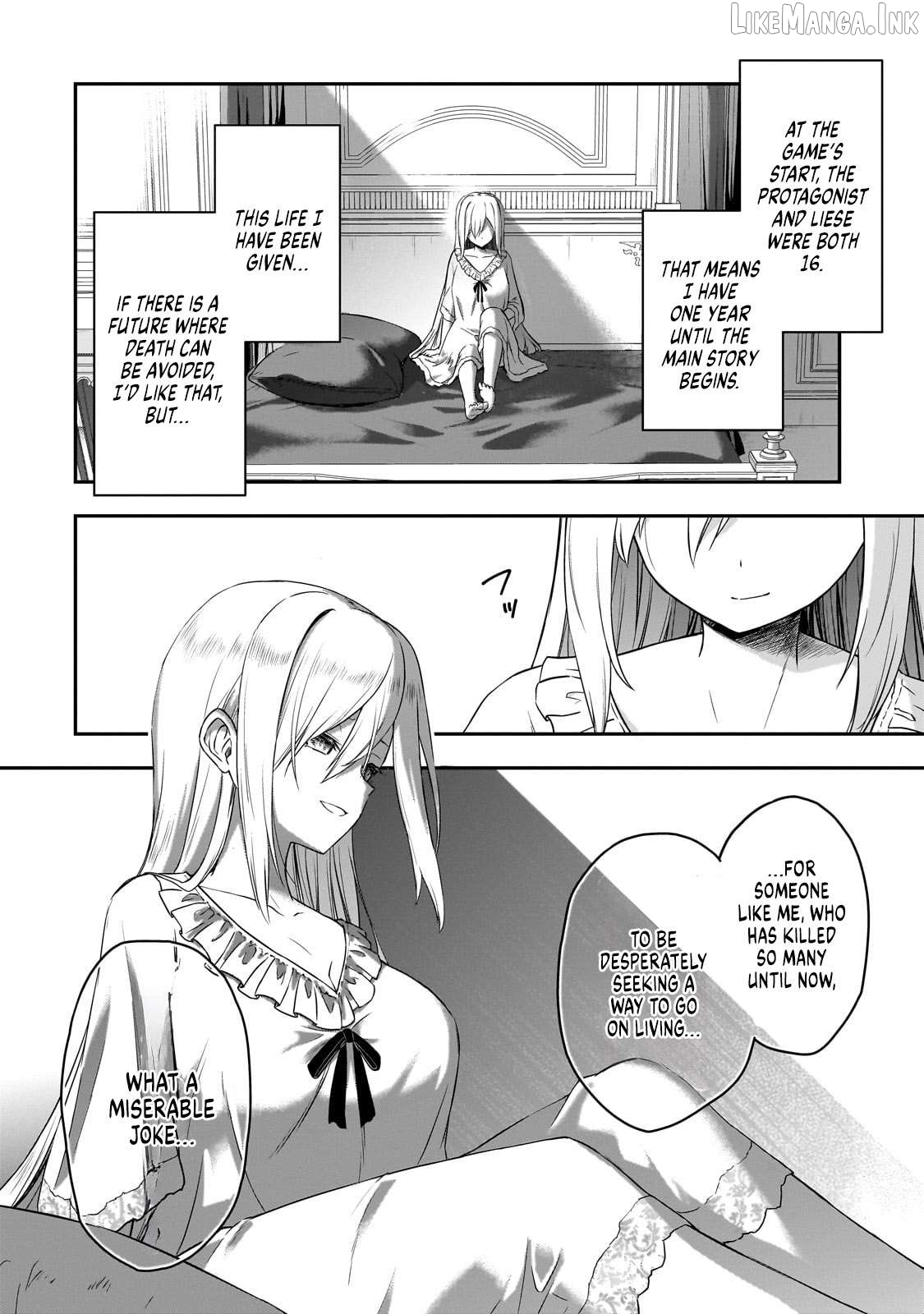 Hissatsu Reijou Liese ~Tensei Shita Saikyou no Koroshiya wa, Yami wo Matou Akuyaku Reijou to Naru~ Chapter 1 - page 23
