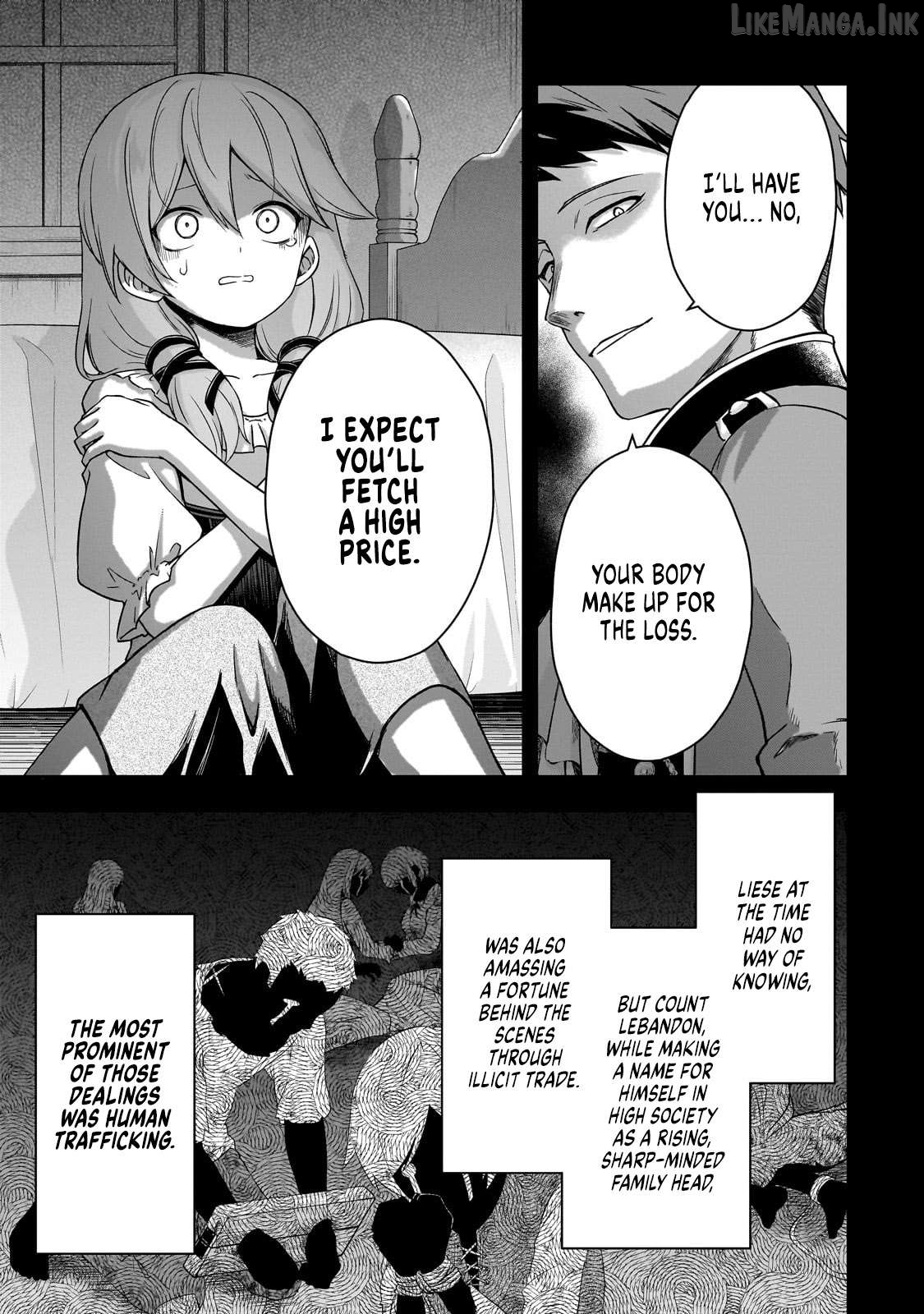 Hissatsu Reijou Liese ~Tensei Shita Saikyou no Koroshiya wa, Yami wo Matou Akuyaku Reijou to Naru~ Chapter 1 - page 32