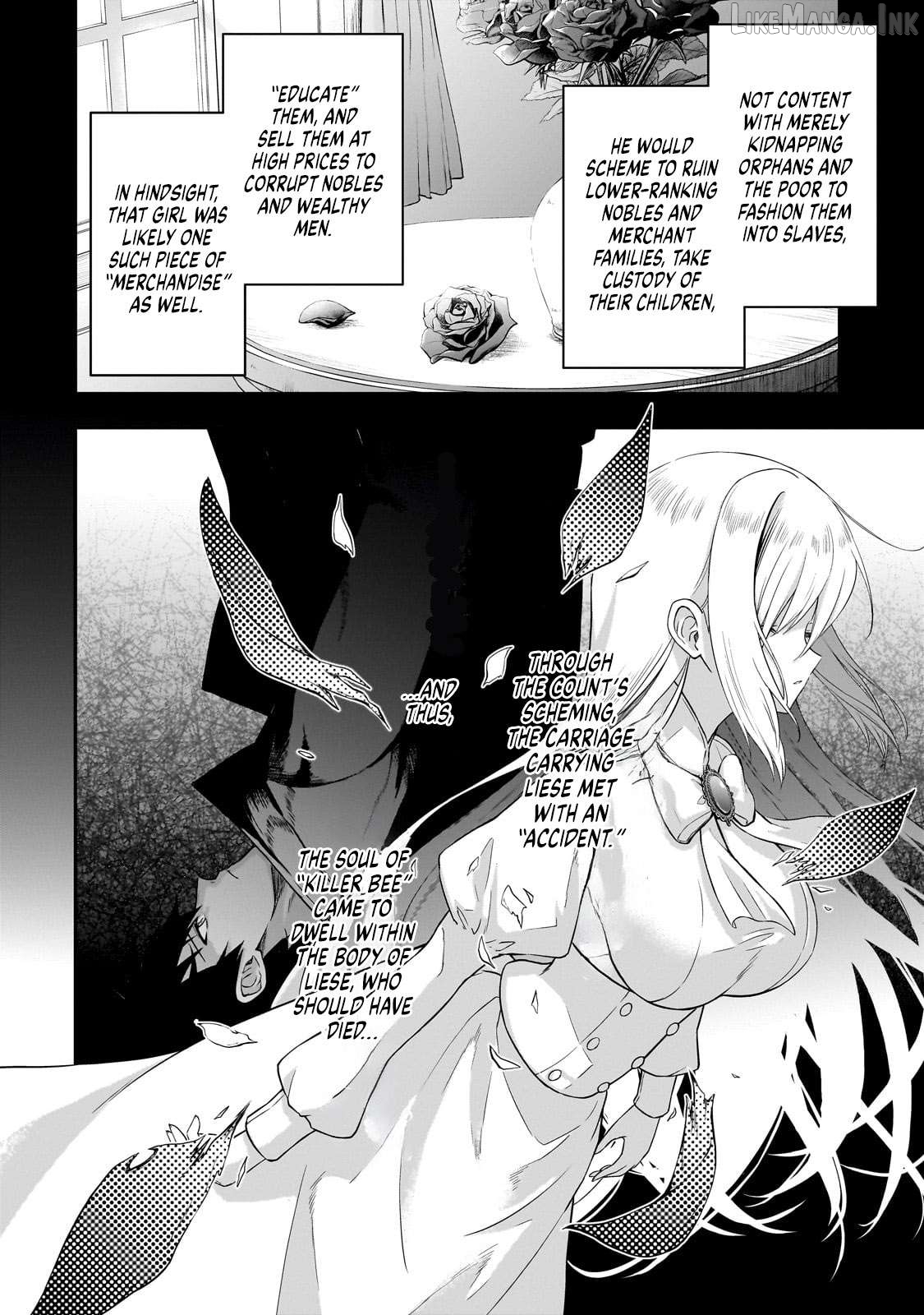 Hissatsu Reijou Liese ~Tensei Shita Saikyou no Koroshiya wa, Yami wo Matou Akuyaku Reijou to Naru~ Chapter 1 - page 33